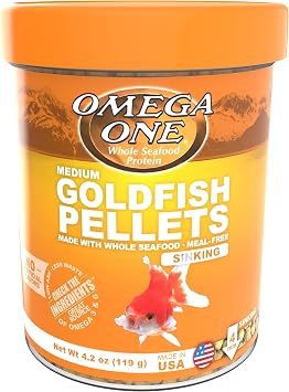Omega One Goldfish Medium Pellets 4.2oz