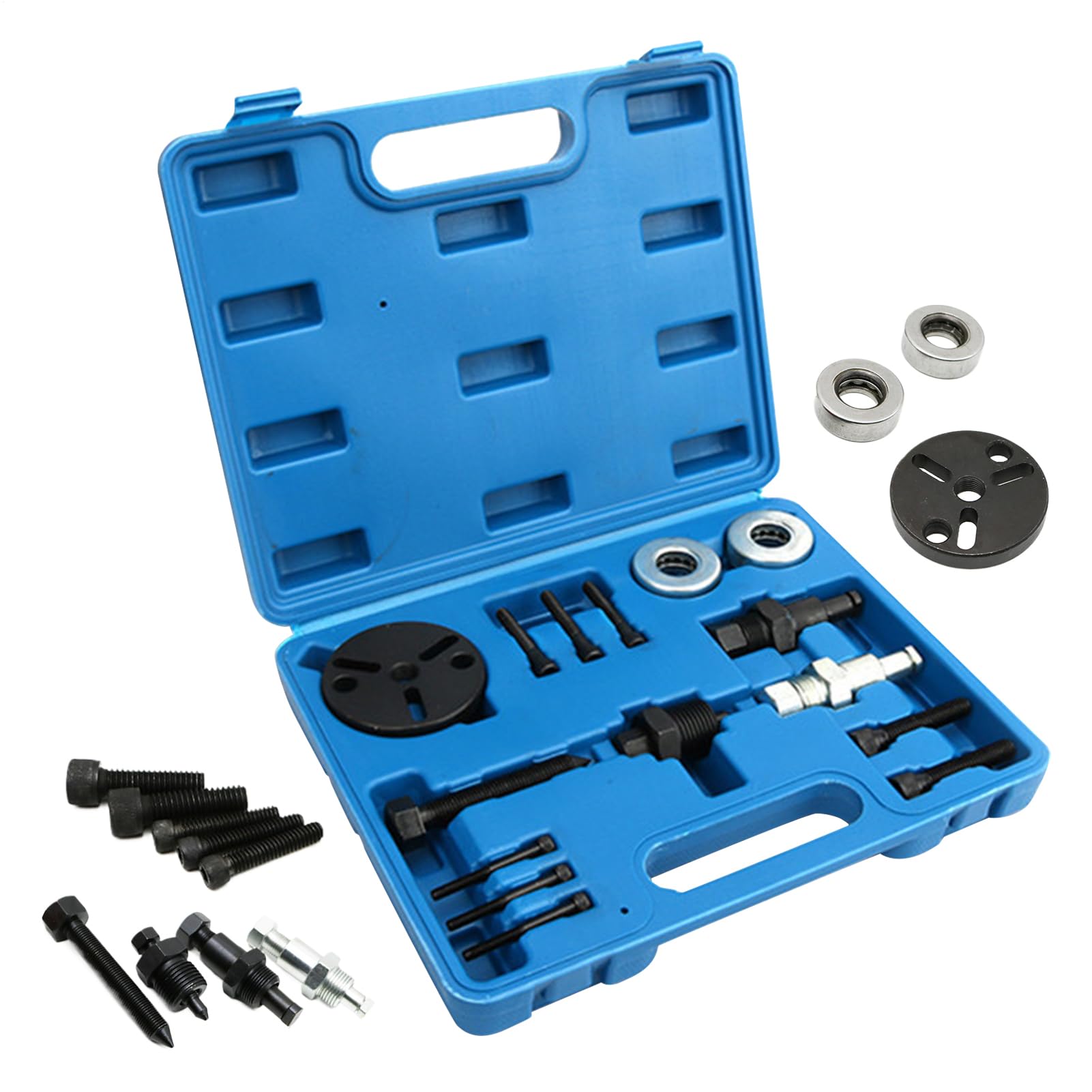Extracteur d'Embrayage de Compresseur AC Extracteur de Roulement Renforcé | Kit De Maintenance Précis Anti-Dérapant Pour Mécaniciens Particuliers
