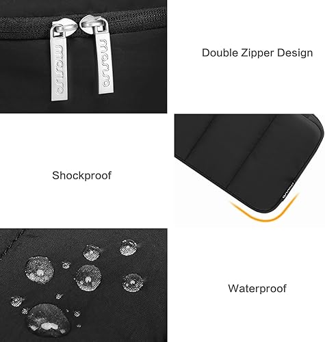 Miniatura 6 de MOSISO Estuche organizador electrónico de viaje, accesorios electrónicos Puffy Funda de transporte para cable, cargador, teléfono, auriculares,