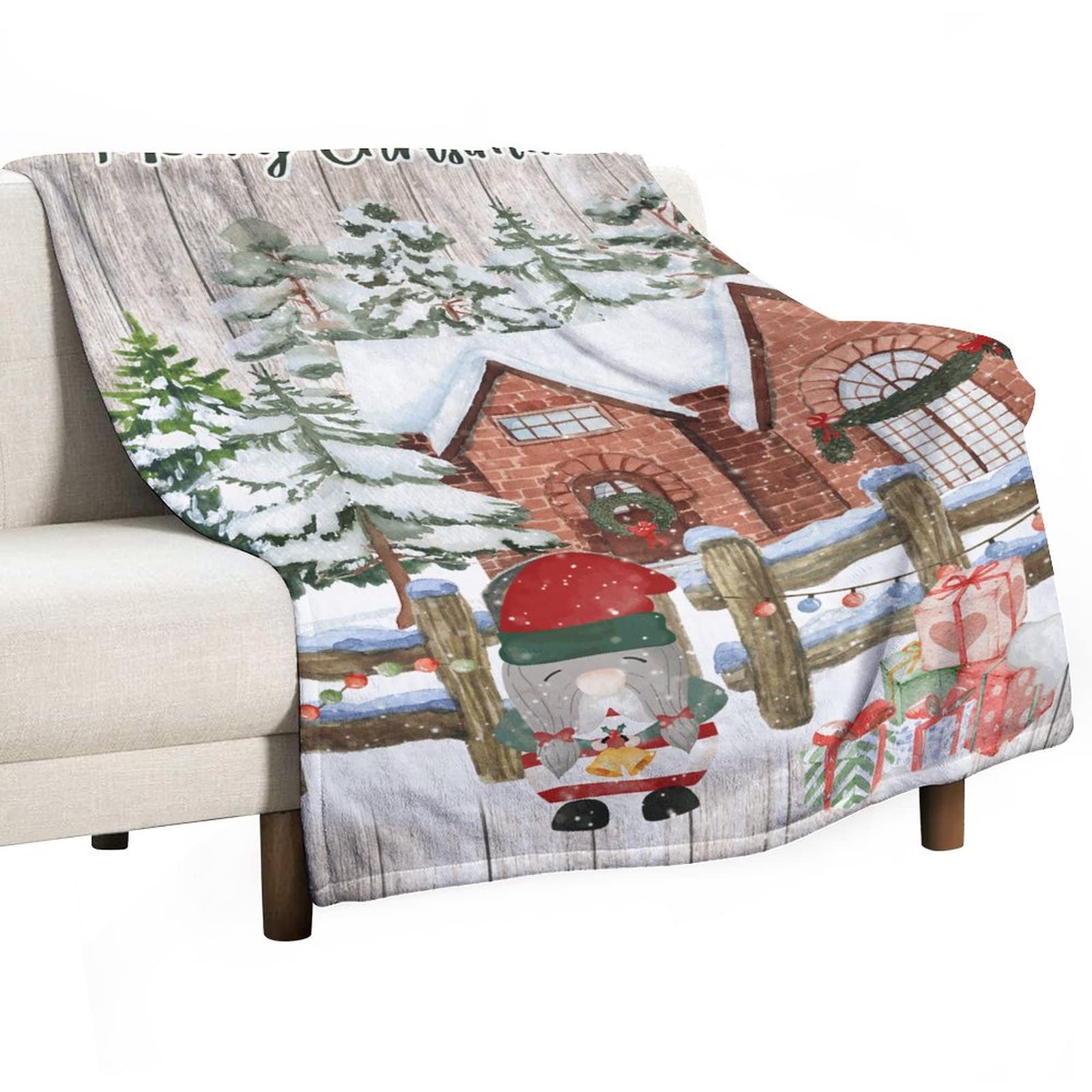 Couverture polaire double face contre le froid hivernal lit et canapé