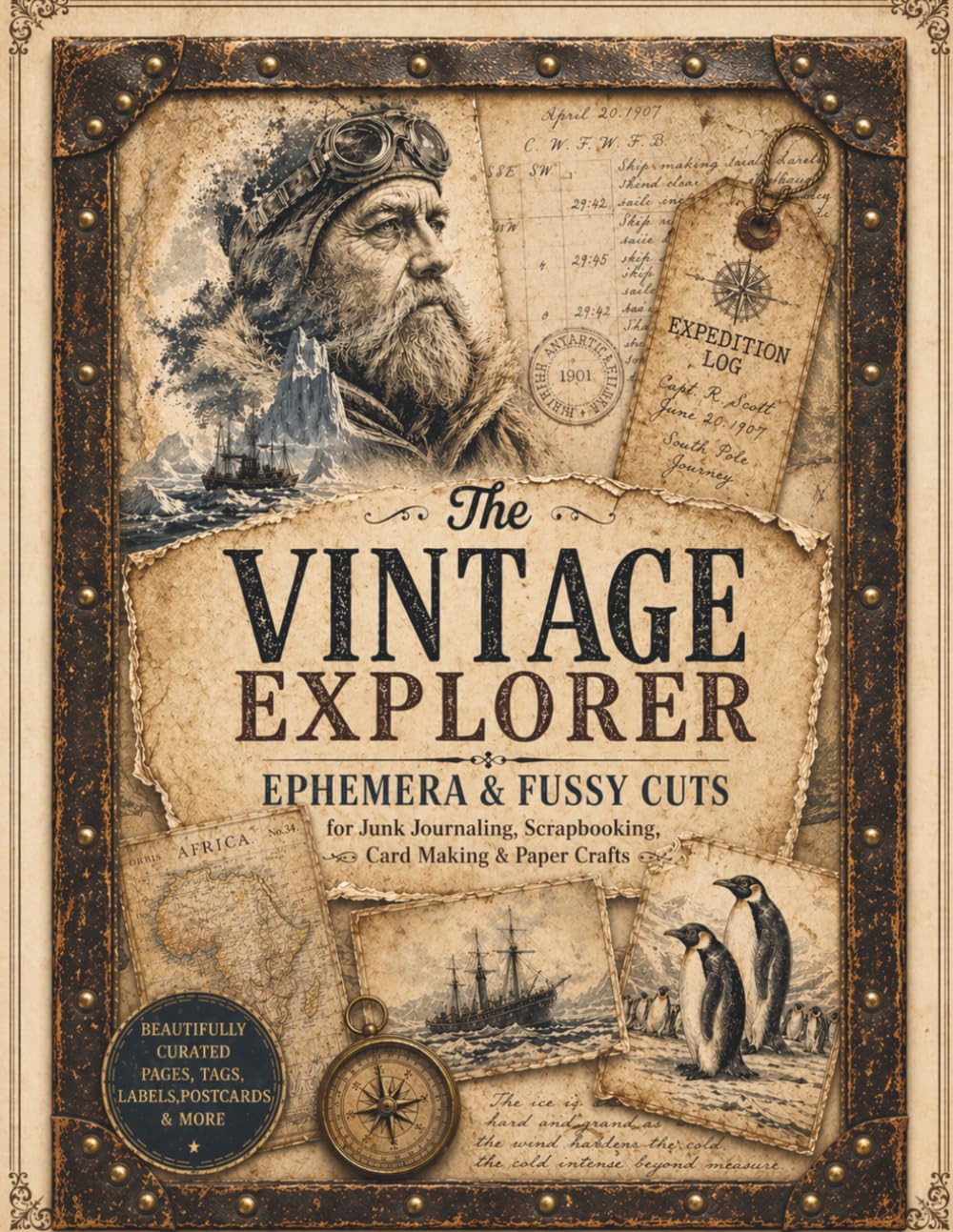 The Vintage Explorer: Ephemera & Fussy Cuts for Junk Journaling, Scrapbooking, Card Making & Paper Crafts