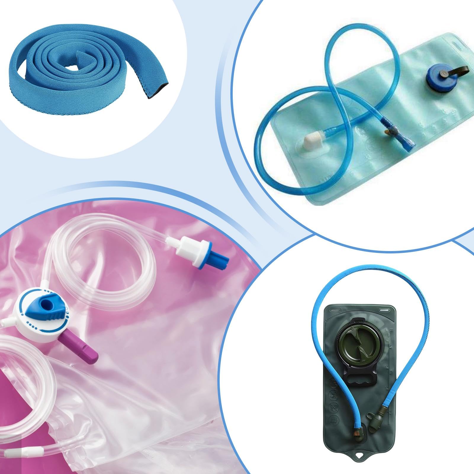 Housse De Tuyau D'Hydratation Thermique Anulely - Protection Caoutchouc Isolé Pour Sacs D'Hydratation Extérieur