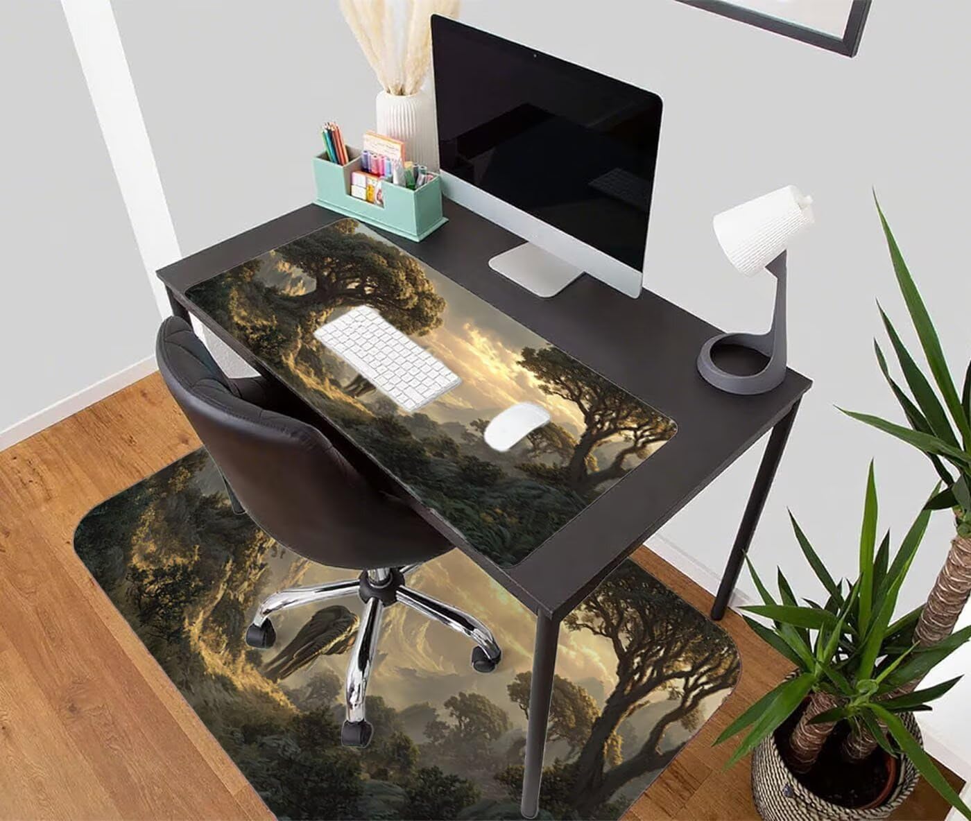 Podkładka pod mysz do gier słoń podkładka pod mysz XXL 1400 x 600 x 3 mm podkładka pod mysz na biurko podkładka pod mysz z antypoślizgową gumową podstawą Wodoodporna zszyte krawędzie, do biura i domu