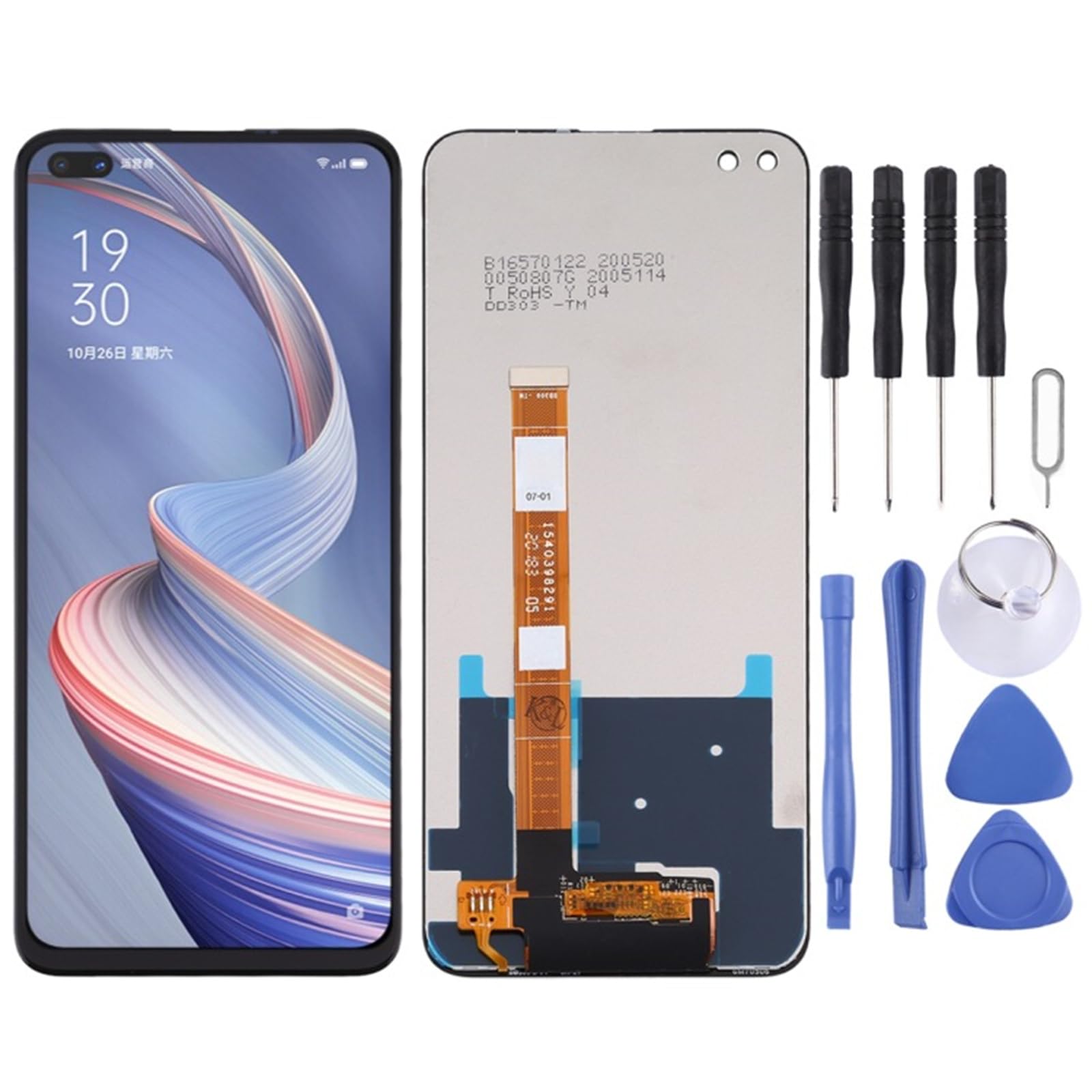 Pièces de réparation écran LCD Assemblée Complet Digitizer pour écran A92s 6 et Digitizer Home Screen Repair Set