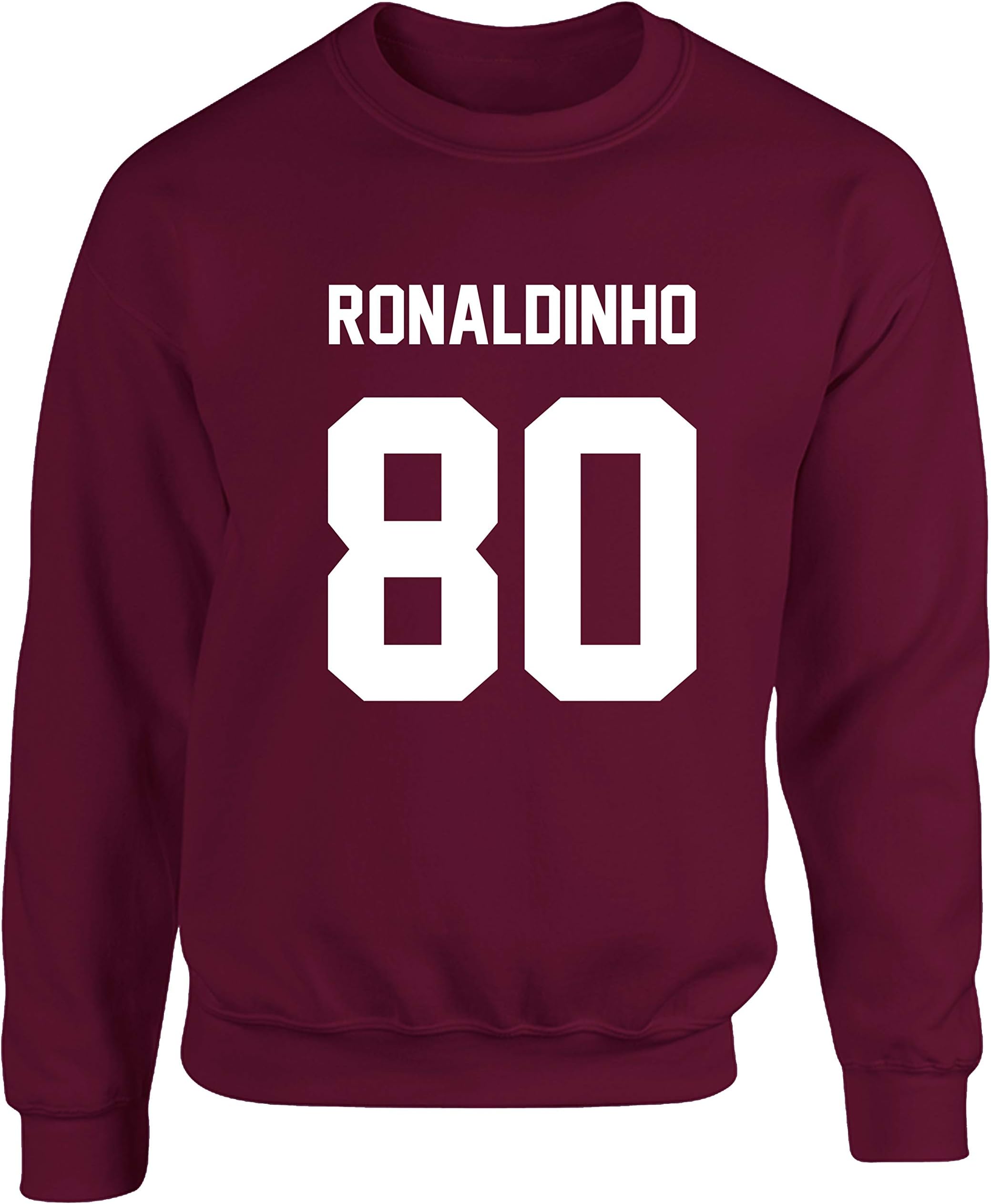 Hippowarehouse Ronaldinho Unisex Jumper Sweatshirt Pullover