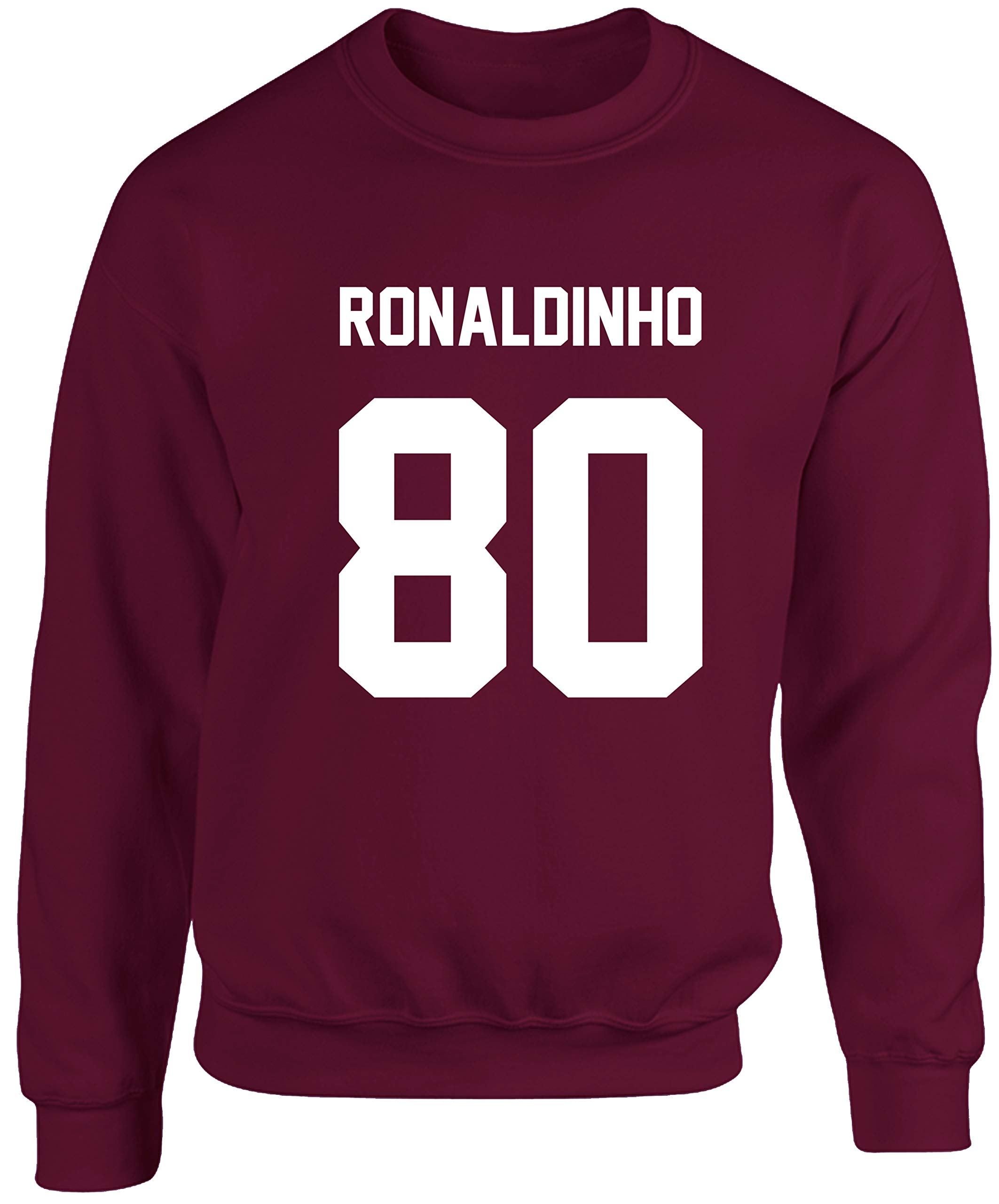 Hippowarehouse Ronaldinho Unisex Jumper Sweatshirt Pullover