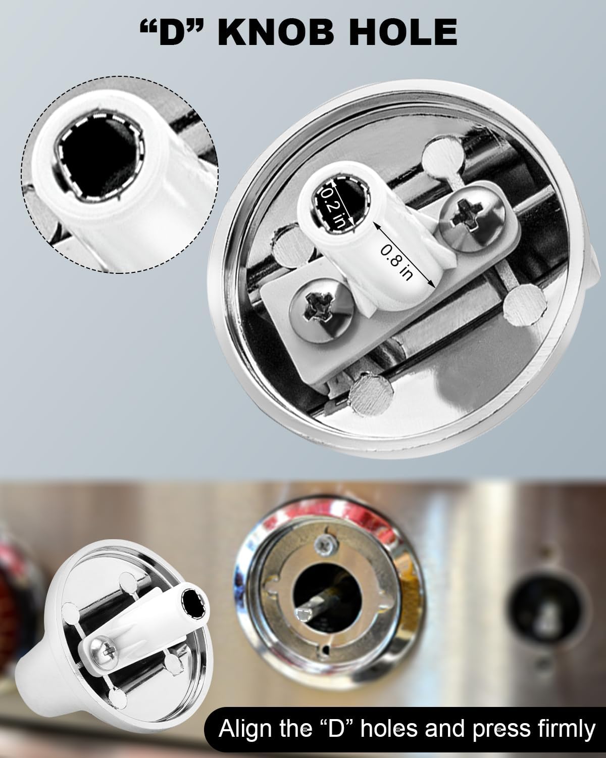 puxyblue 5 Pcs 00658161 Bosch Gas Cooktop Burner Stove Knobs Replaces 00653119 653119 658161 Compatible with NGM8054UC/03 NGM8654UC/03 NGM8654UC/04 Models