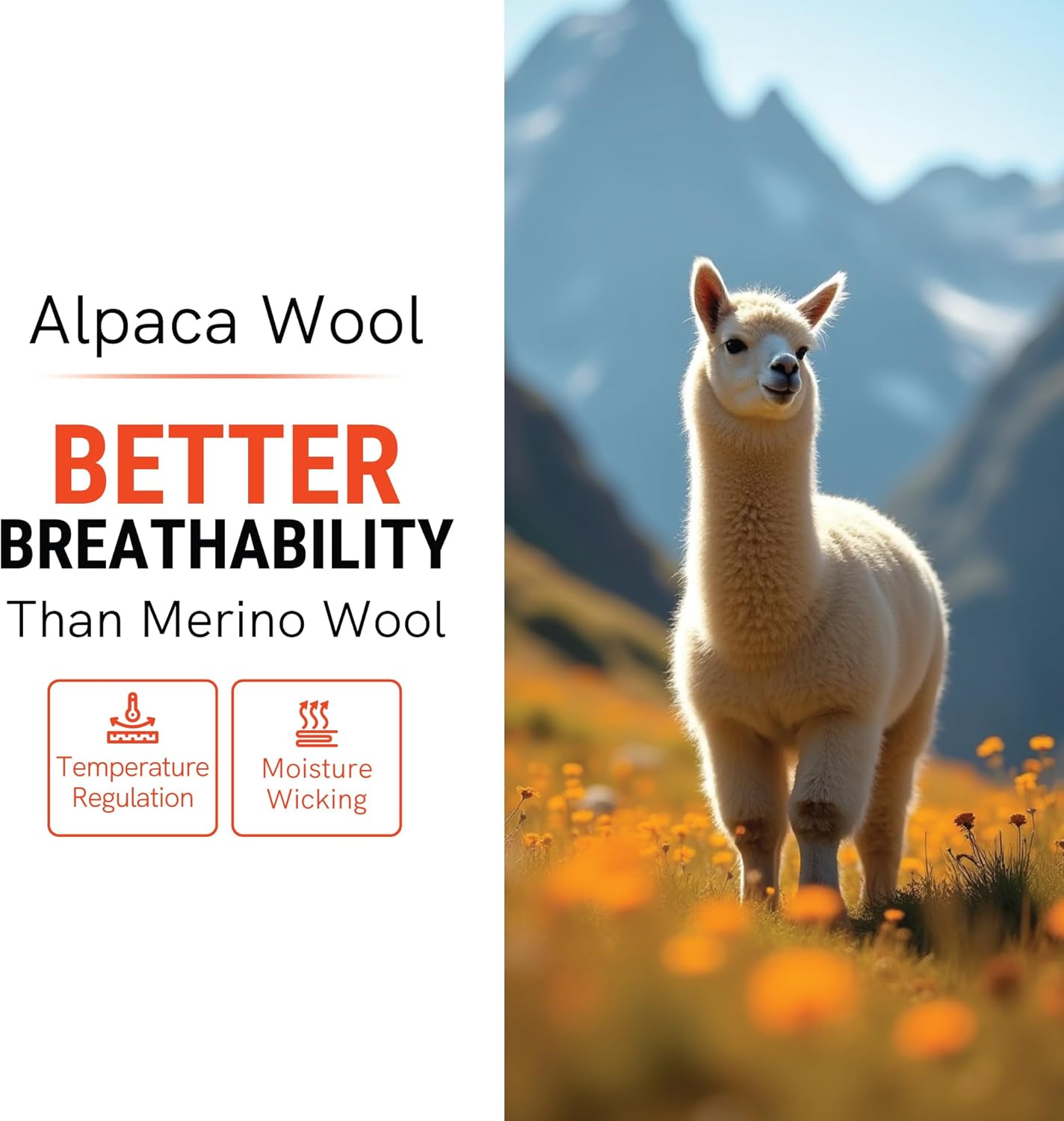 Pure Athlete Alpaca Compression Socks – 15-20mmHg Support for Running, Hiking, Travel & Recovery for Men & Women - USA Made - Image 4