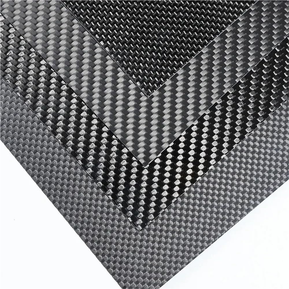 Lámina de fibra de carbono pura de 200 x 300 mm: laminado de fibra de carbono ligero for modelos RC y más.(Twill matte,3mm)