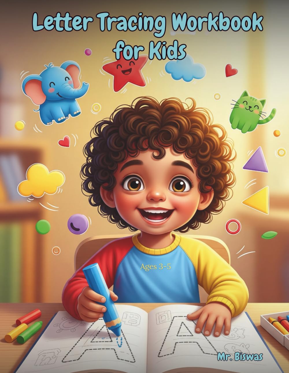 Letter Tracing Workbook for Kids: A Fun Handwriting Practice Book to Trace Letters, Find the Alphabet, and Draw Pictures for Preschoolers & Kindergarteners (Ages 3-5)