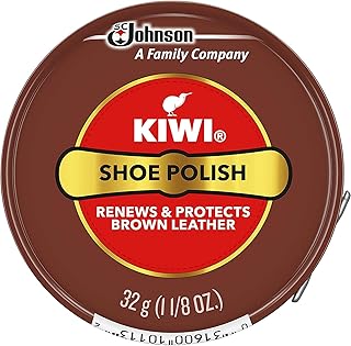 Kiwi Shoe Polish, Brown 1.125 oz