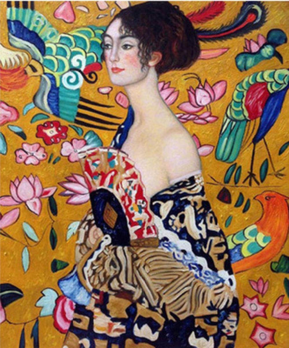 Peinture diamant geisha 50x70 anti-stress contre l'anxiété du quotidien