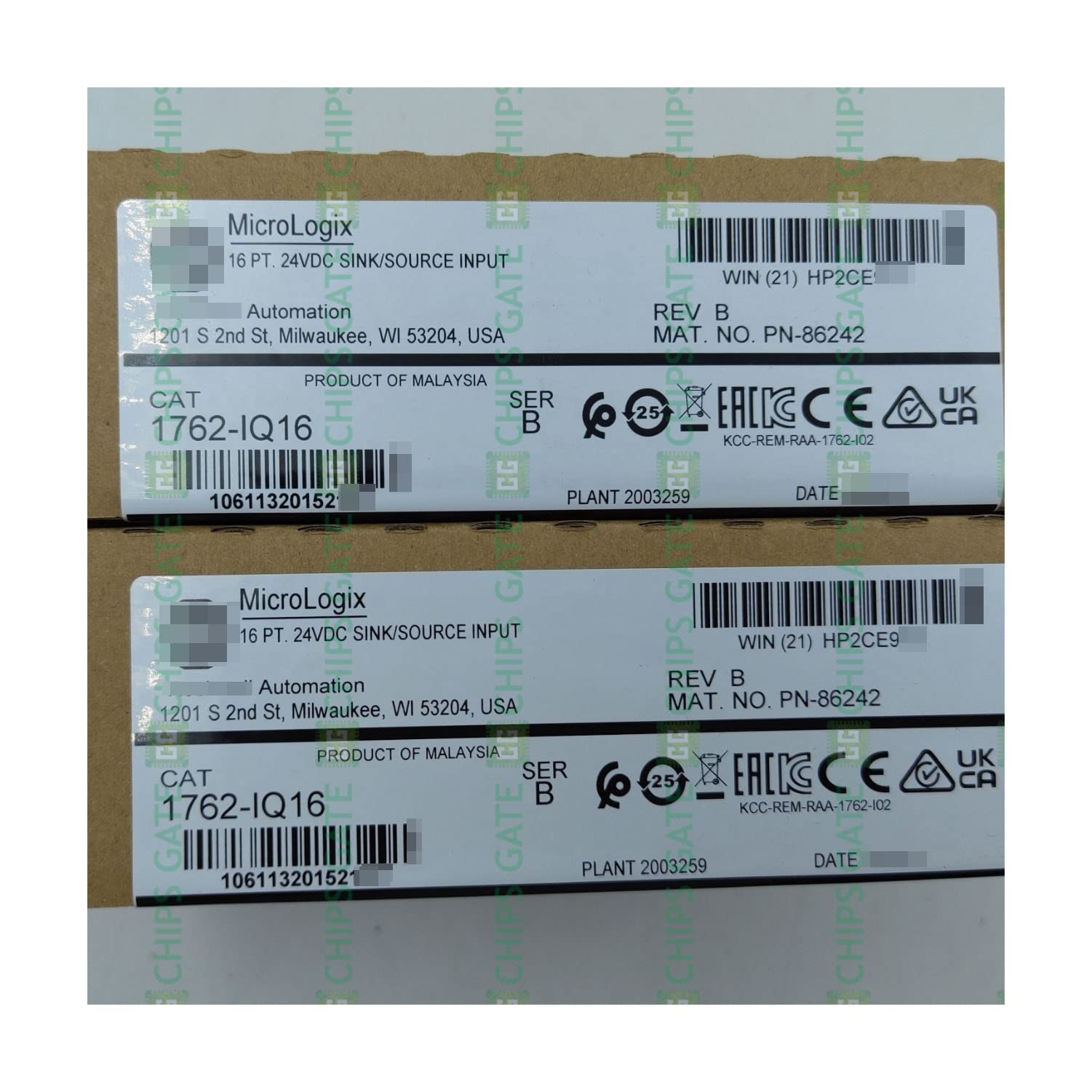 1762-IQ16 DC Input Module