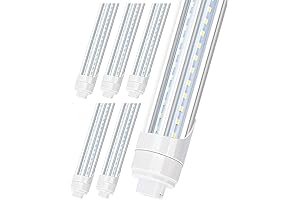 Brilliant R17D 8ft T12 LED Bulbs (6-Pack, 90W, 10000LM)