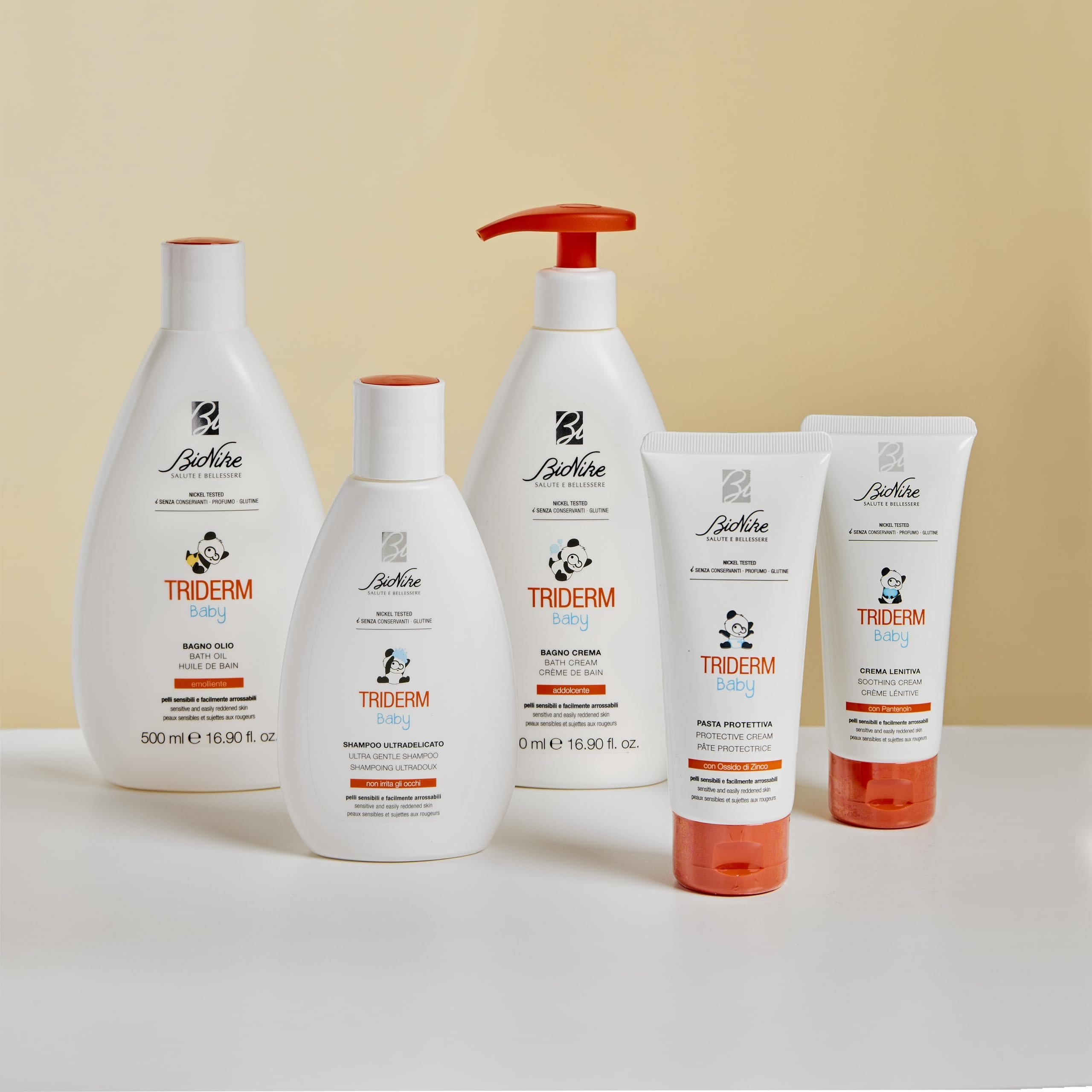 Bionike Tridem Baby - Shampoo Ultradelicato Neonato e Bambino per Pelli Sensibili, Deterge Delicatamente e Non Irrita gli Occhi, Azione Condizionante e Protettiva, Ideale per Lavaggi Frequenti, 200 ml