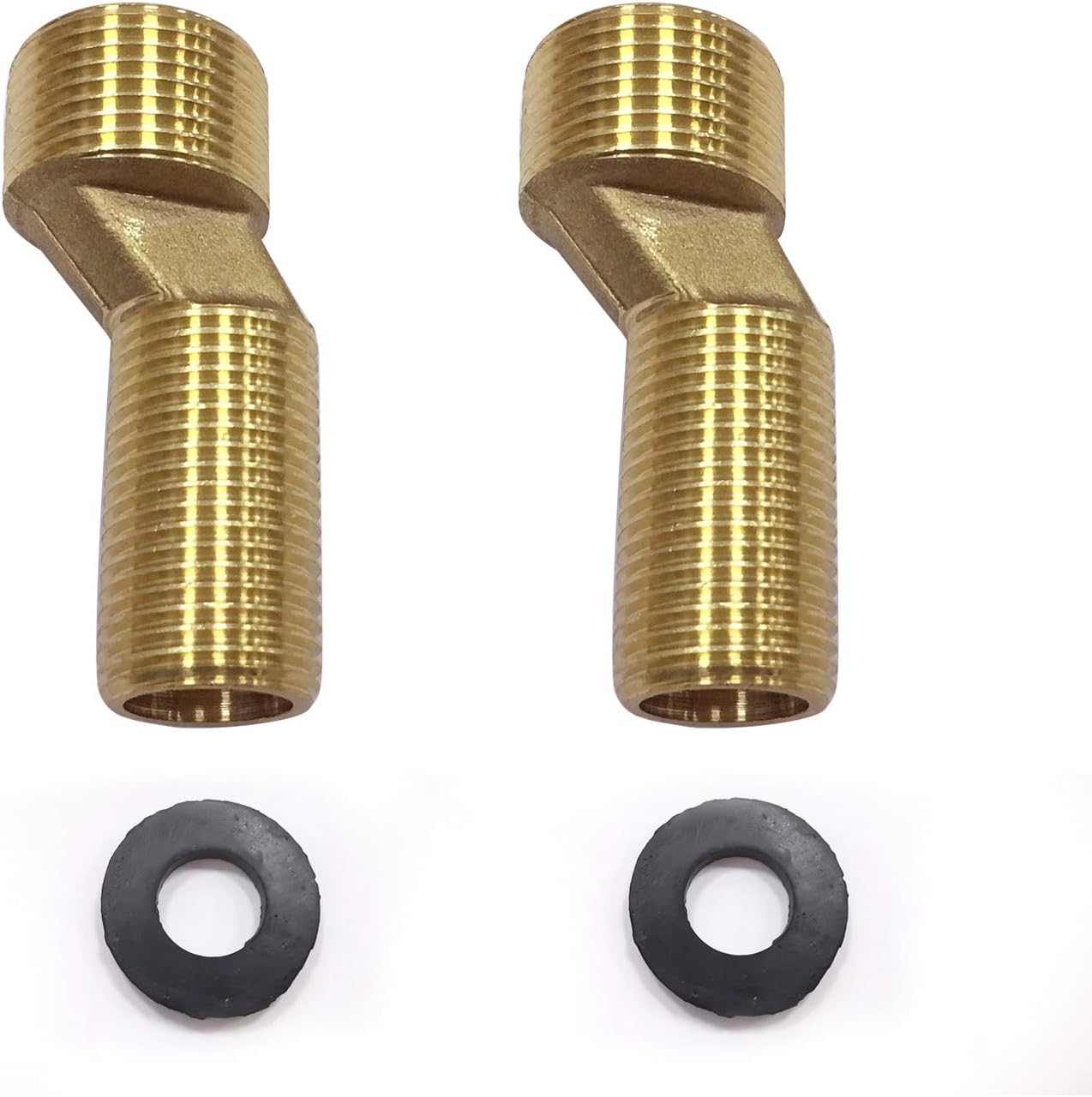 gotonovo Solid Brass Bend Angle Adapter Faucet Adapter