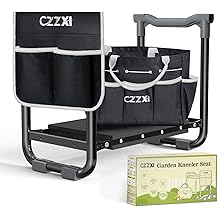 Garden Kneeler and Seat, Wider and Thicker Kneeling Pad Heavy Duty Gardening Stool with Gardening Tool Pouch and Bag, Garden Bench/Chair Gifts for Women, Seniors