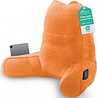 Vista 68 de Sasttie Almohada de lectura para sentarse en la cama, de espalda, respaldo para silla de apoyo, artículos esenciales para dormitorio universitario