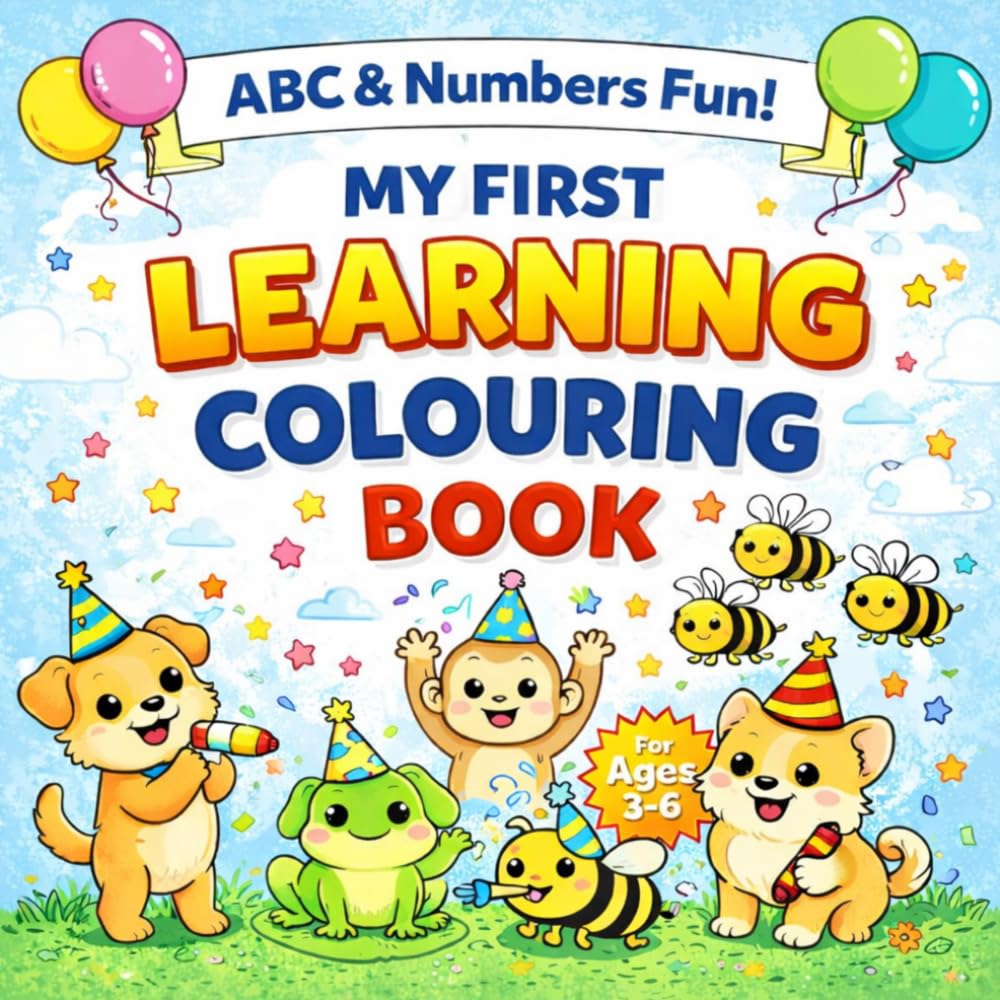 Fun Learning Coloring Book for Toddlers: Fun Learning Coloring Book for Toddlers