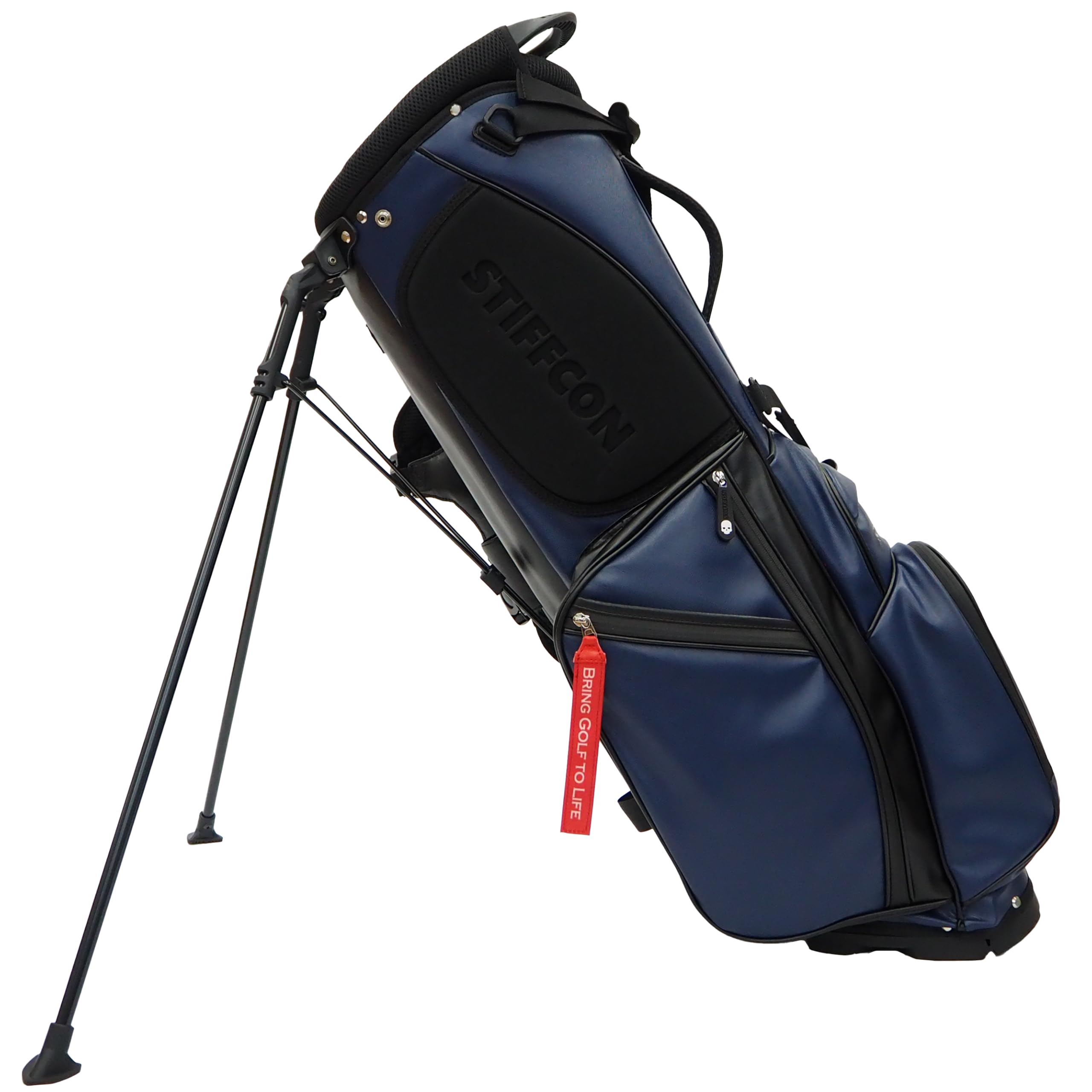 STIFFCON スタンド キャディバッグ ネイビー【完売品】 Amazon | GOLF STAND BAG_PLAIN NAVY/スタンドキャディバッグ プレーン