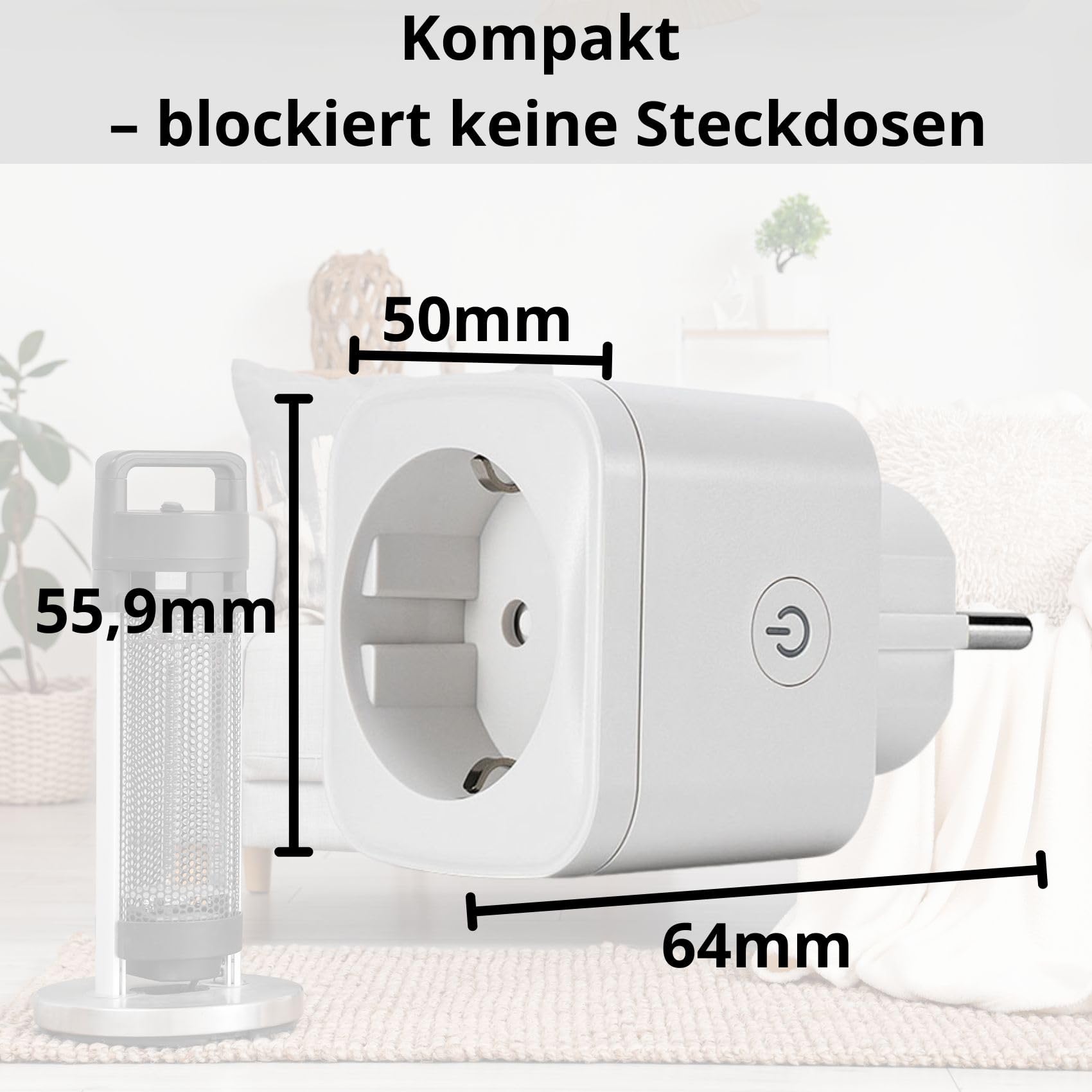 Sone Smart One Inteligentne Gniazdko Wifi zgodne z Tuya Smart Wtyczka 16 A