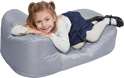 Miniatura 3 de Factory Direct Partners 10485-GY Cali Siesta Sack - Puf, tela Oxford recubierta resistente a la suciedad, color gris (paquete de 2)