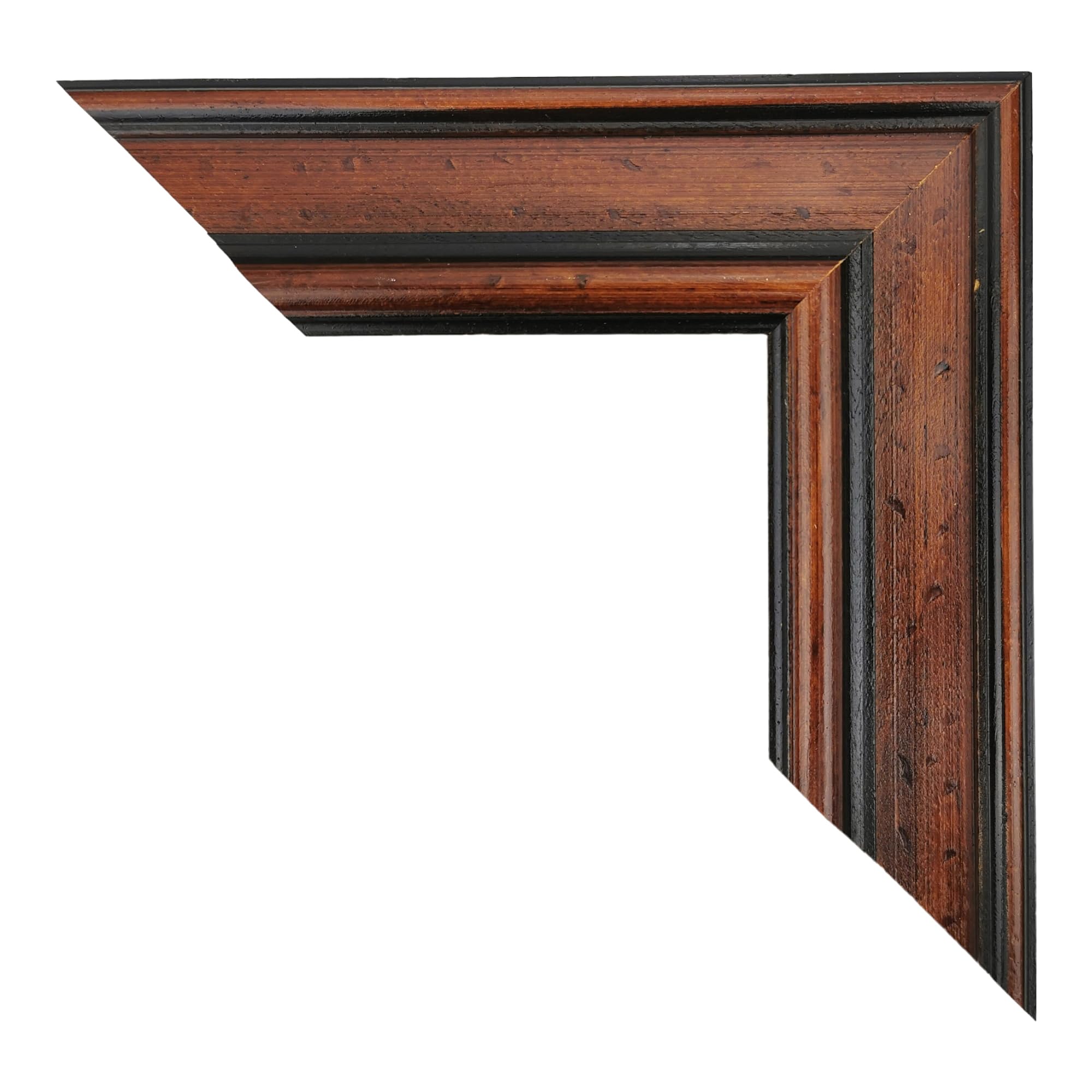 Cornice In Legno Ciliegio Con Passepartout Avorio - Fatta A Mano In Italia (30x45 Cm)