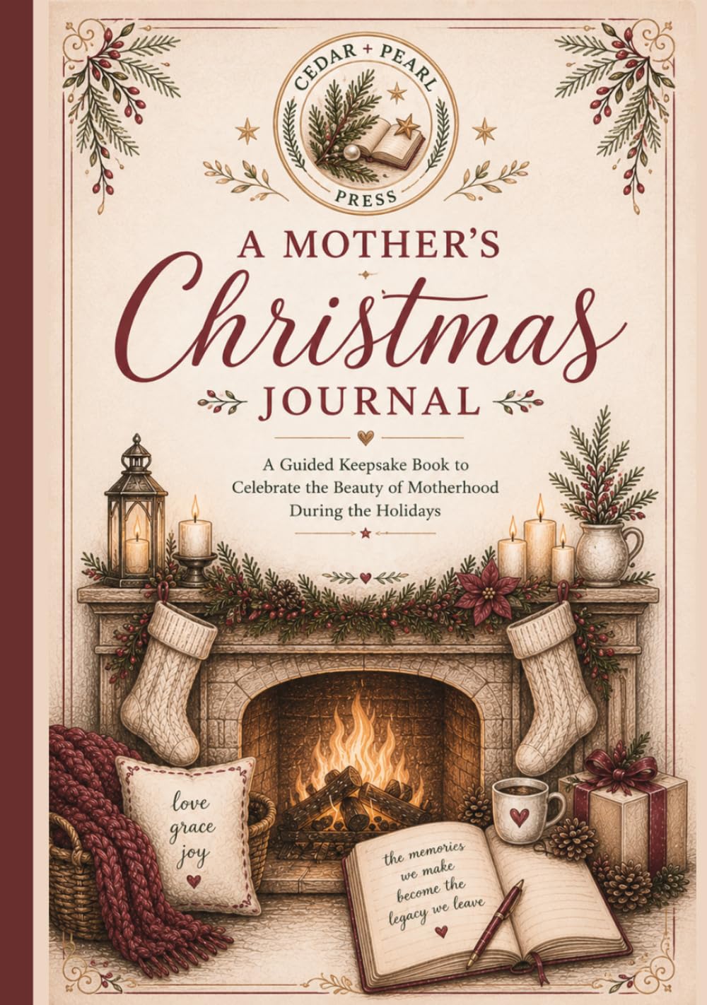 A Mother's Christmas Journal: A Guided Keepsake Book to Celebrate the Beauty of Motherhood during the Holidays