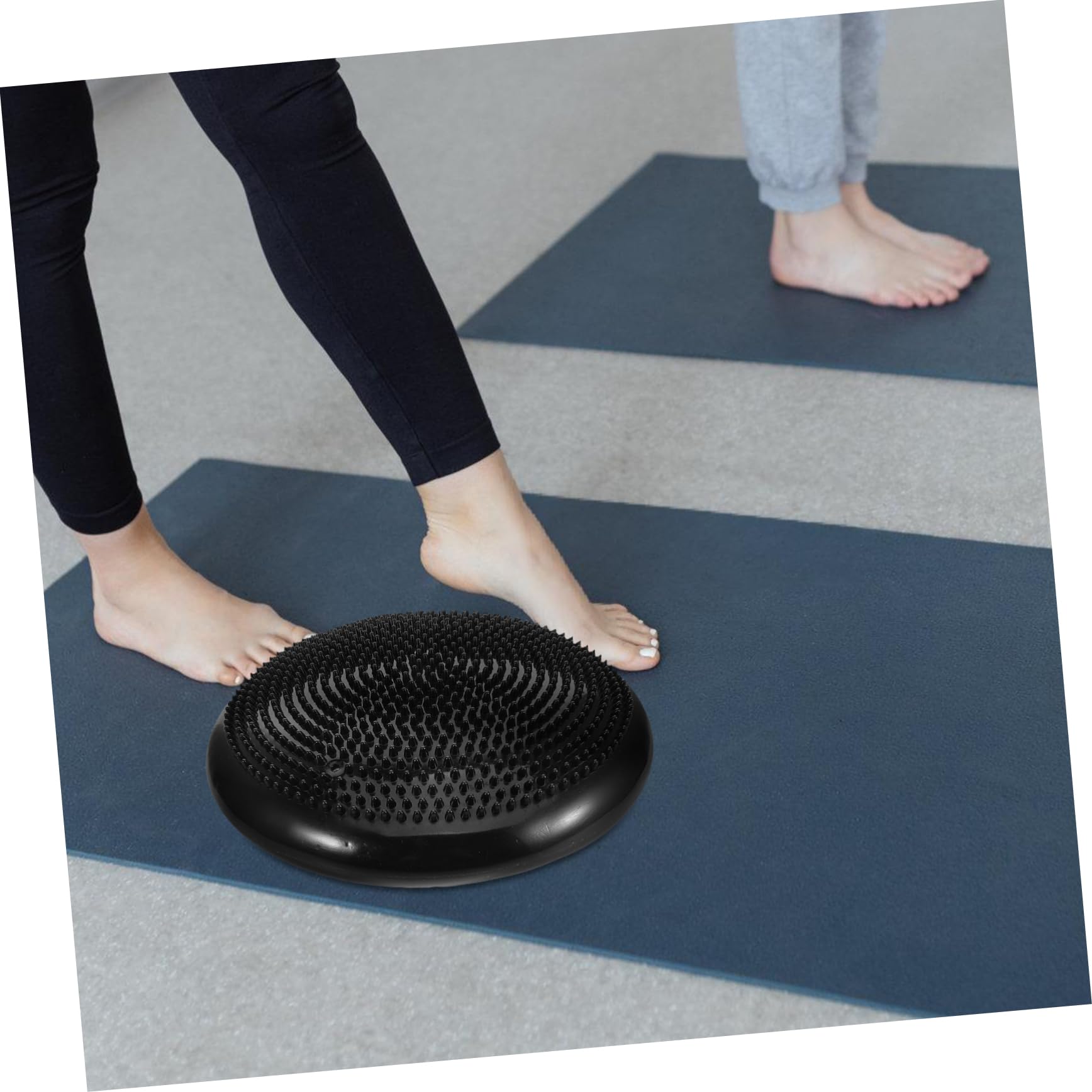 Cuscino di Equilibrio Gonfiabile Pvc Rotondo 2 Pezzi