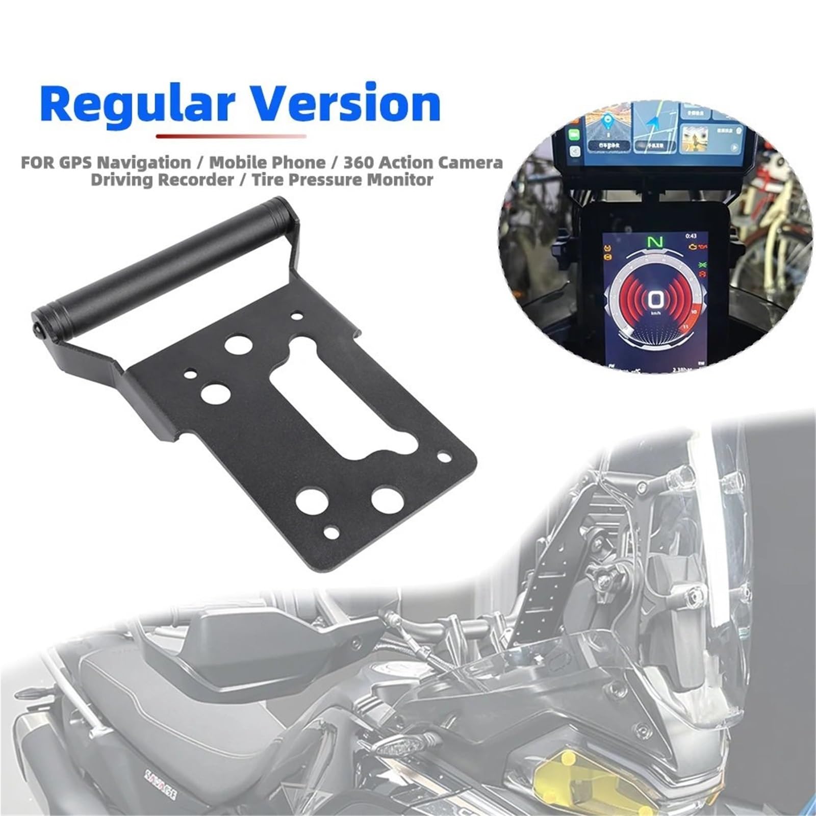 Support de Navigation Support Navigation GPS pour téléphone Portable, pour Cfmoto 800MT-X CF 800 MTX 800 MT X 2024 2025 Support De Navigation GPS pour Moto(Regular Version)