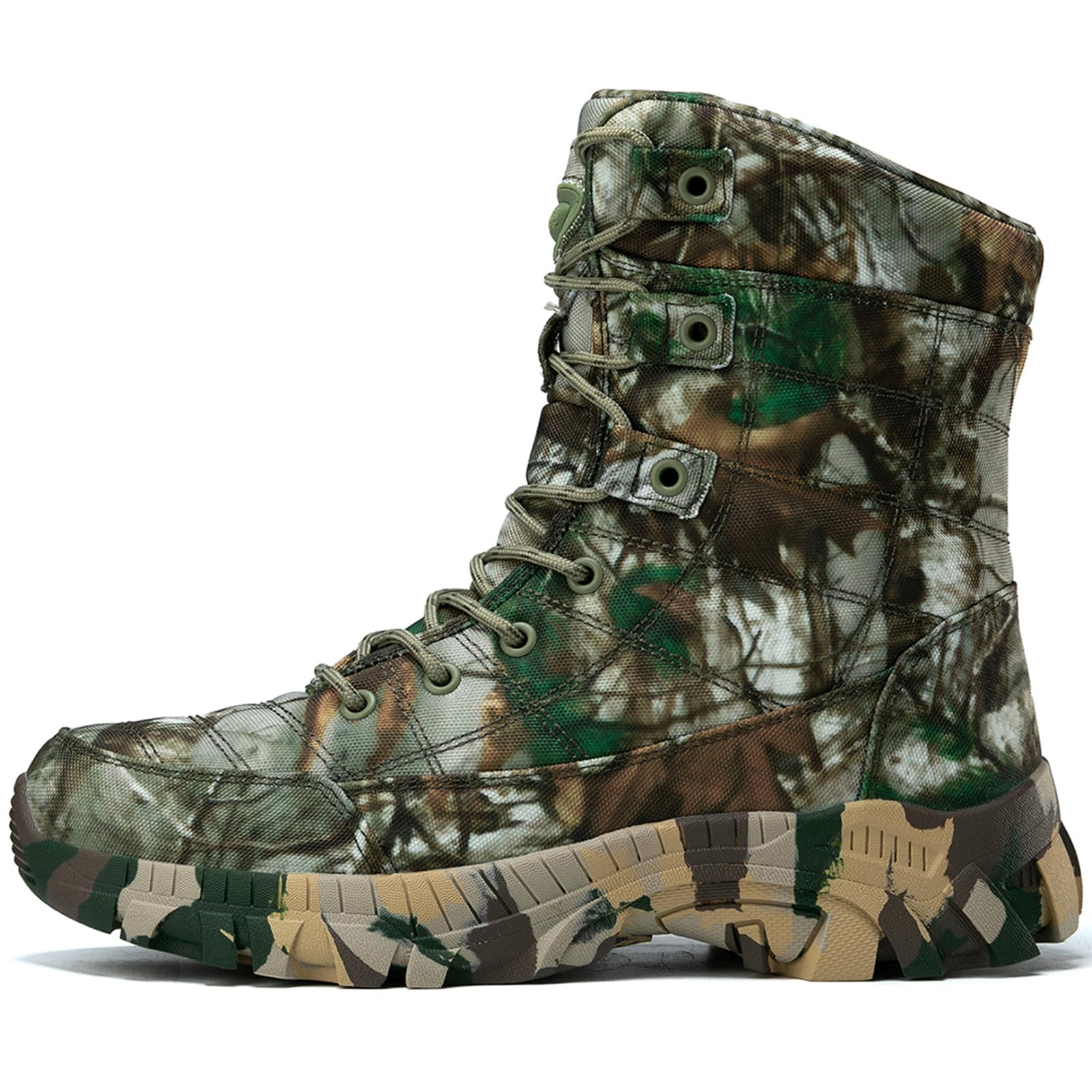 Botas de caza de camuflaje para hombre, duraderas, antideslizantes, tácticas, militares, de combate