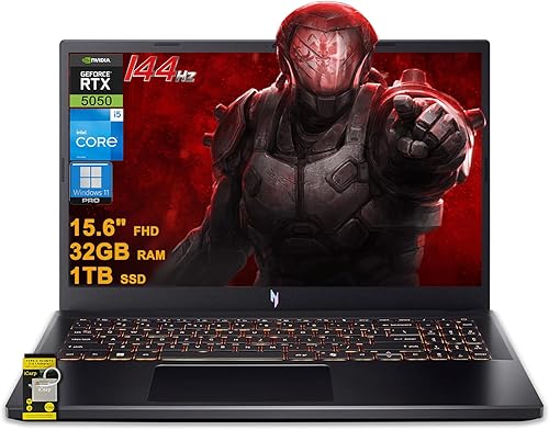 Miniatura 9 de acer Nitro 5 - Laptop para juegos, pantalla FHD IPS de 15.6 pulgadas de 144 Hz, Intel 12 núcleos i5-12500H de 12ª generación, GeForce RTX 3050, 64