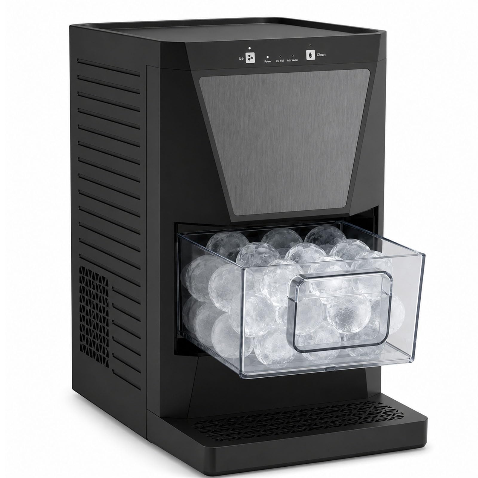 Máquina para hacer bolas de hielo transparente para whisky automática con reciclaje de agua