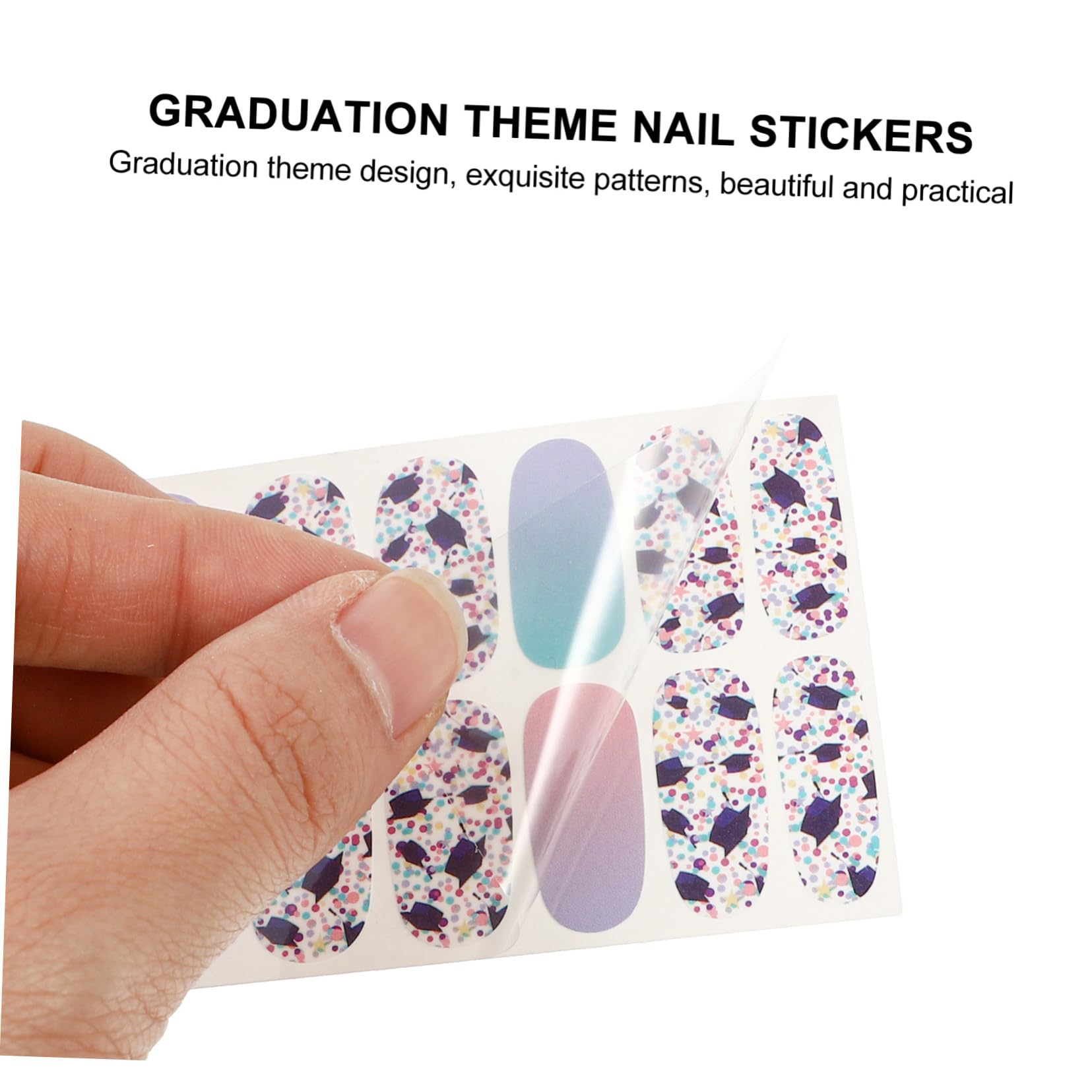 CALLARON 32 Fogli Adesivi Unici per Decorazione Unghie Stickers Manicure con Design Creativo per Look Distintivo e Alla Moda