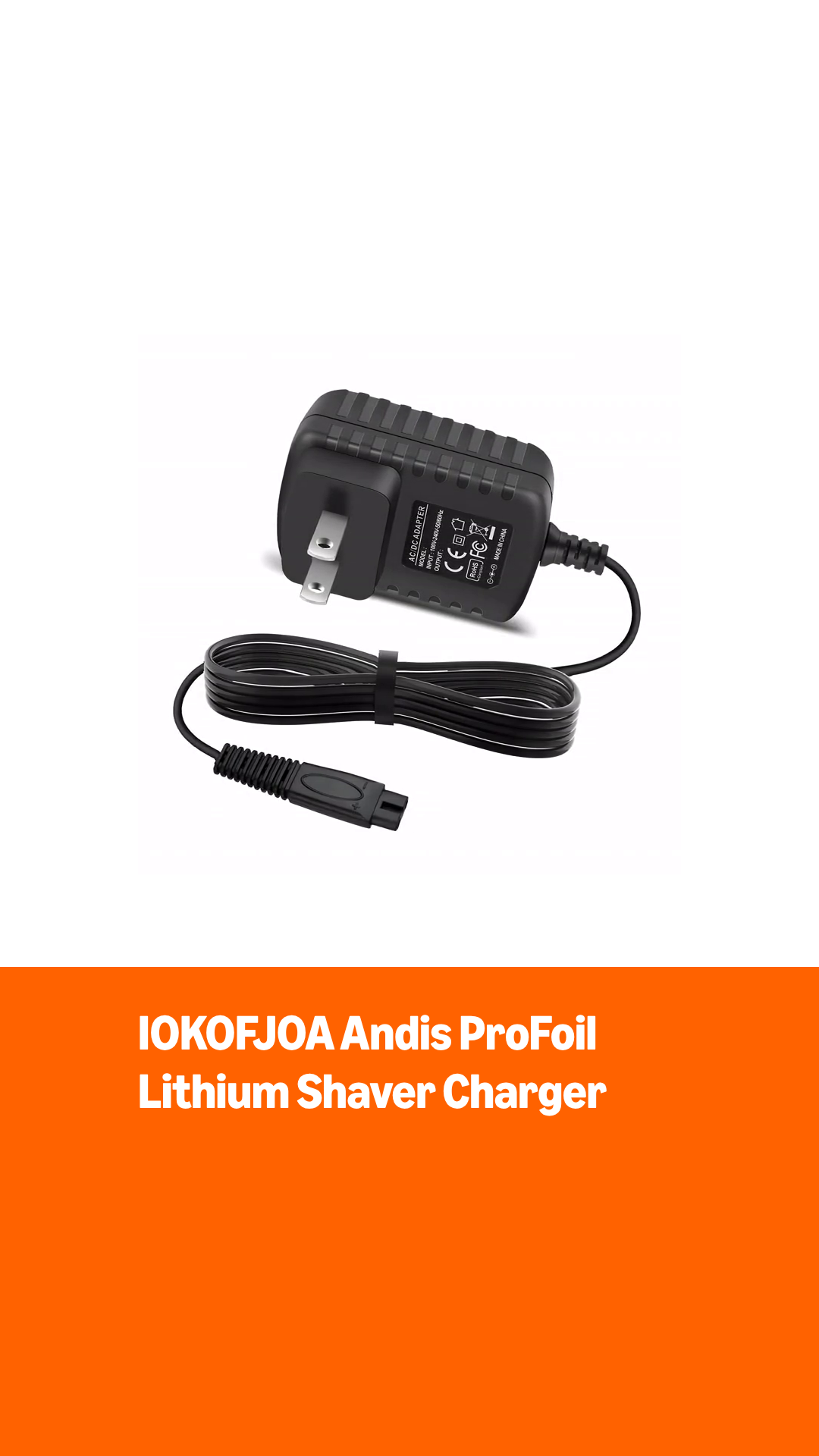 Amazon.com: Charger for Andis ProFoil Lithium TS-1 & TS-2 Shaver
