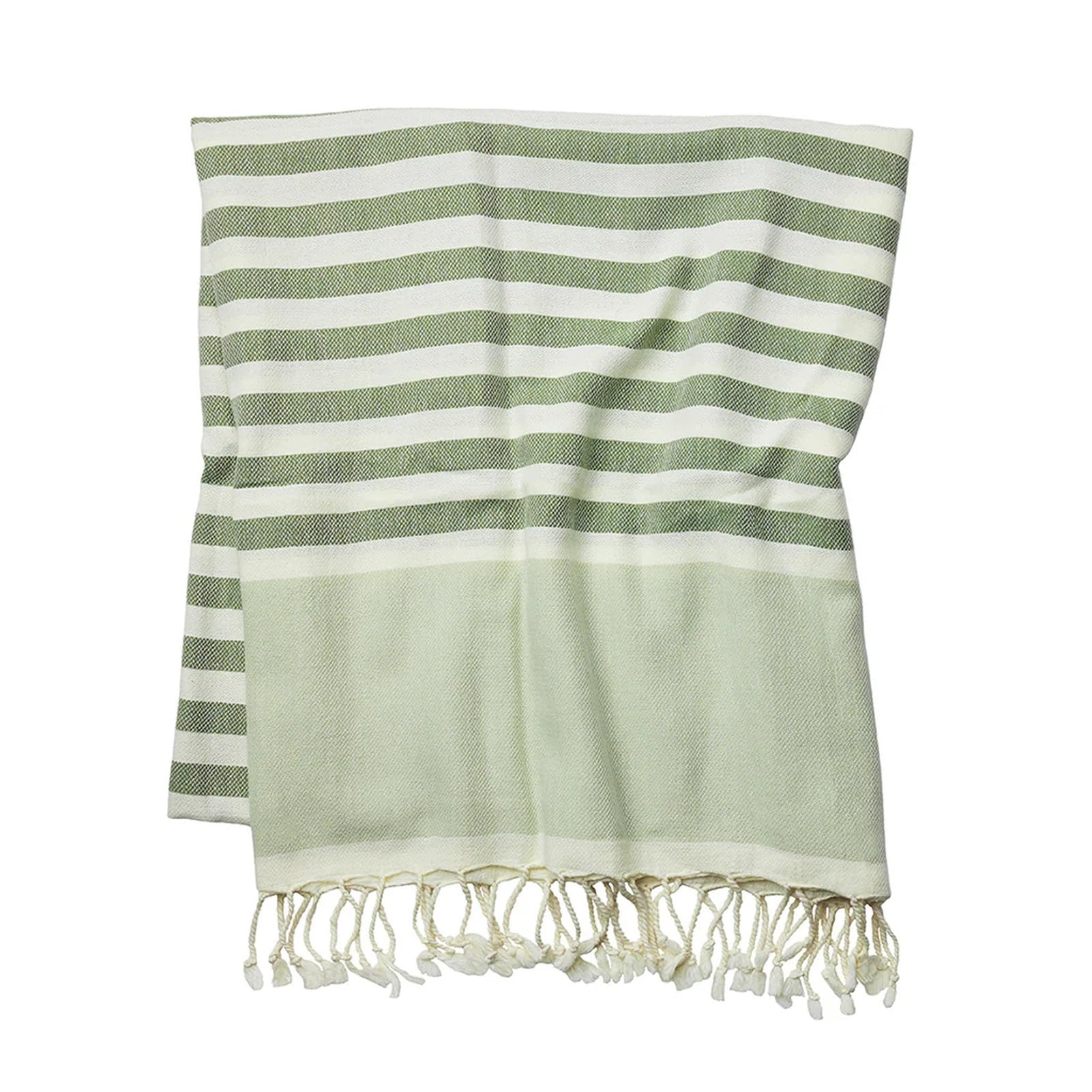 Feelgoodz Artisan Turkish Beach/Pool/Gym/Picnic Ultra-Soft Towel (Sage)