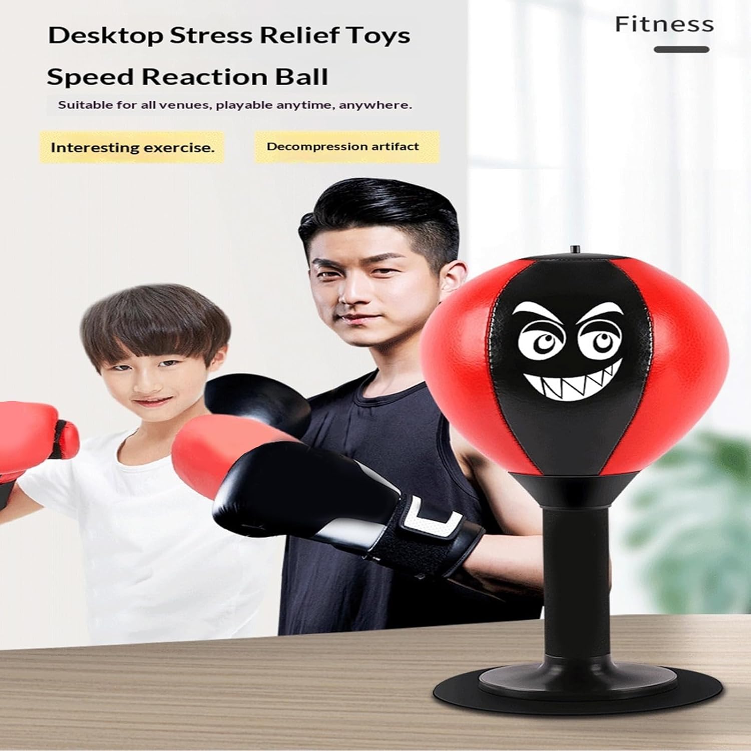 Absorption Mount Computer Pugilism Speed Sphere Effective Stress Ruiner Punching Toy Hand Organ of Sight Exercise Coordination Training Present Concept Easy Sphere