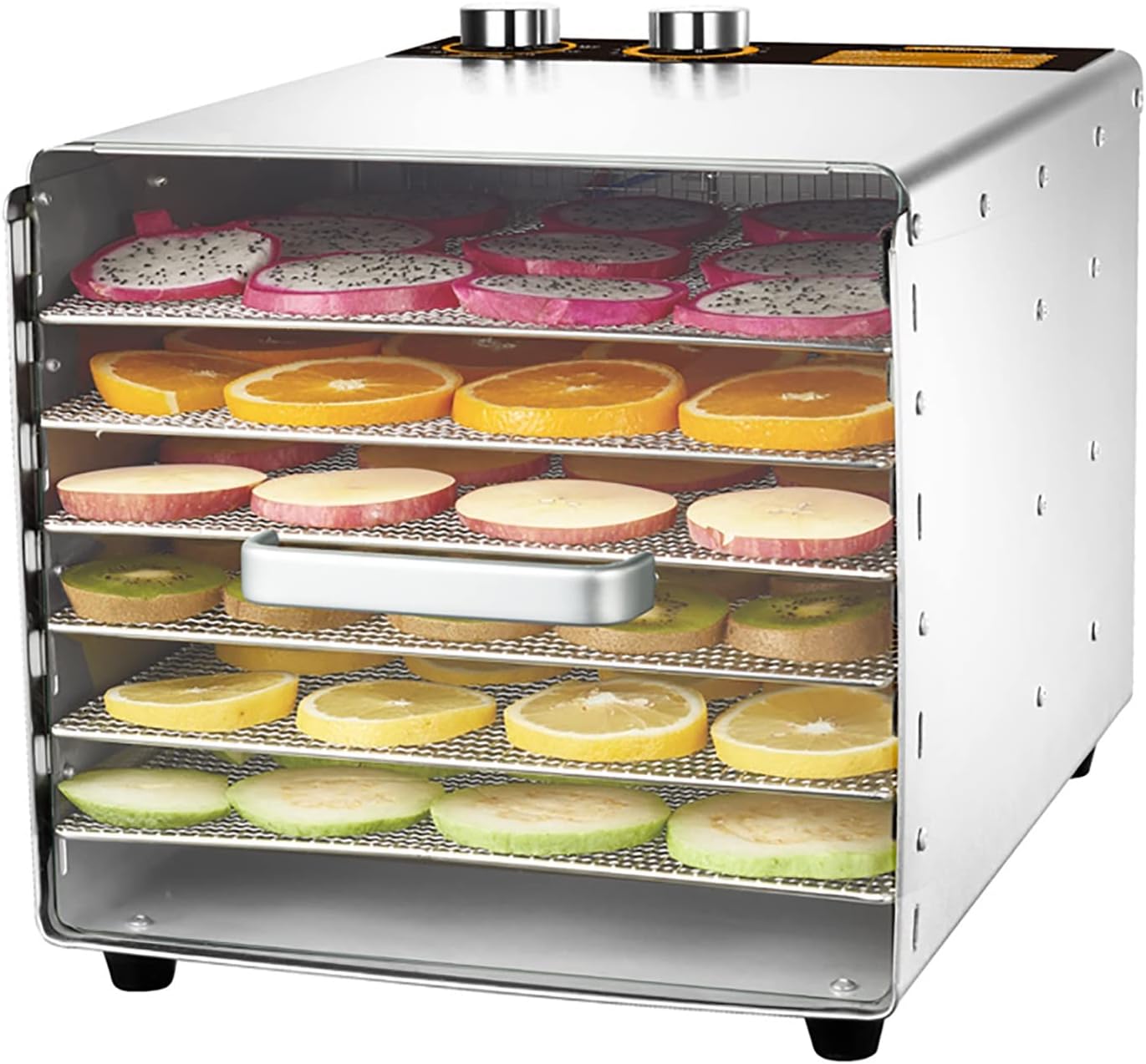 6 Layers Large Capacity Food Dehydrator Stainless Steel