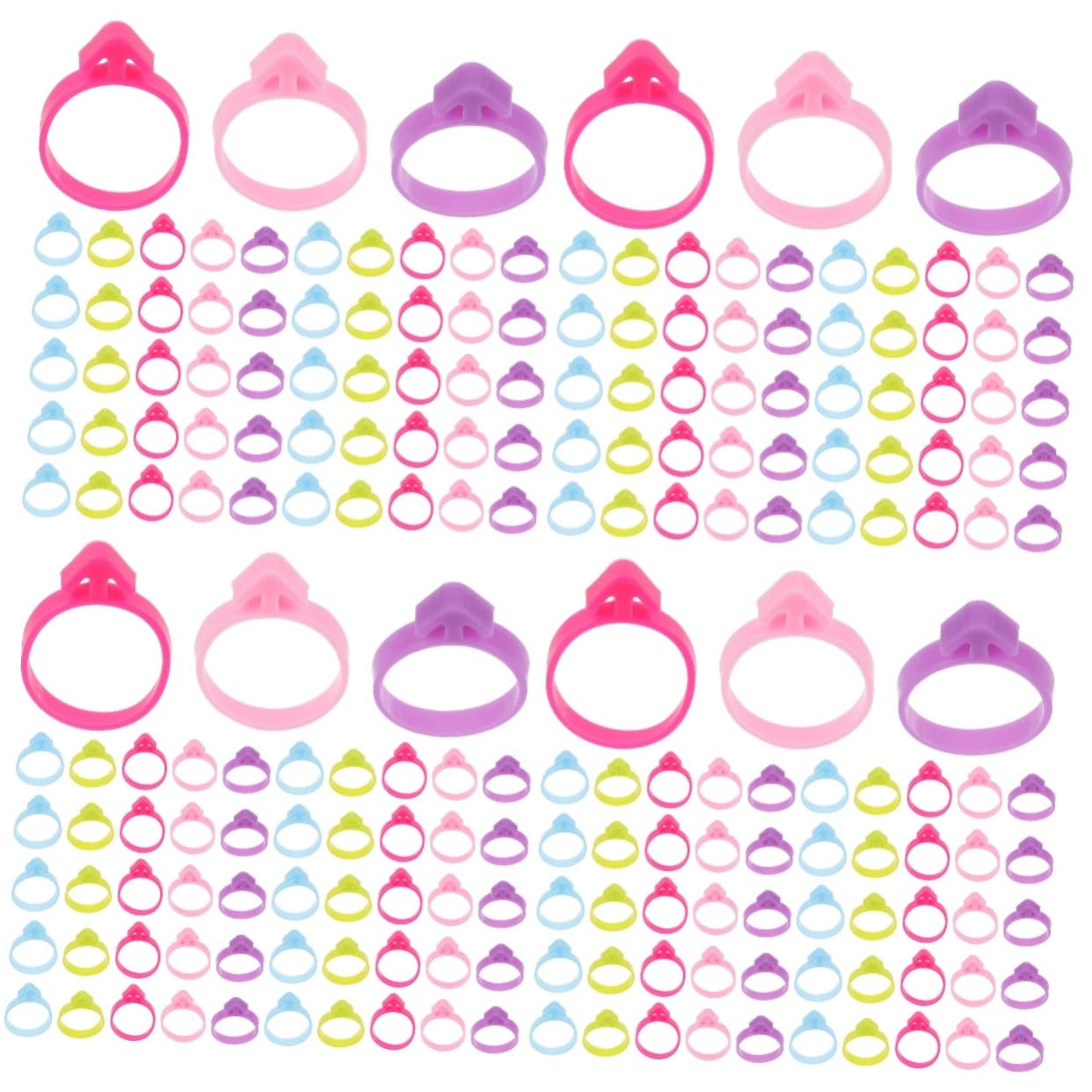 Alipis 400 Piezas Anillo de fijación de Manga pastelera Clips para Manga pastelera Bolsas de tuberías Atar Pinzas para Bolsas de glaseado de Magdalenas Pinzas para Bolsos