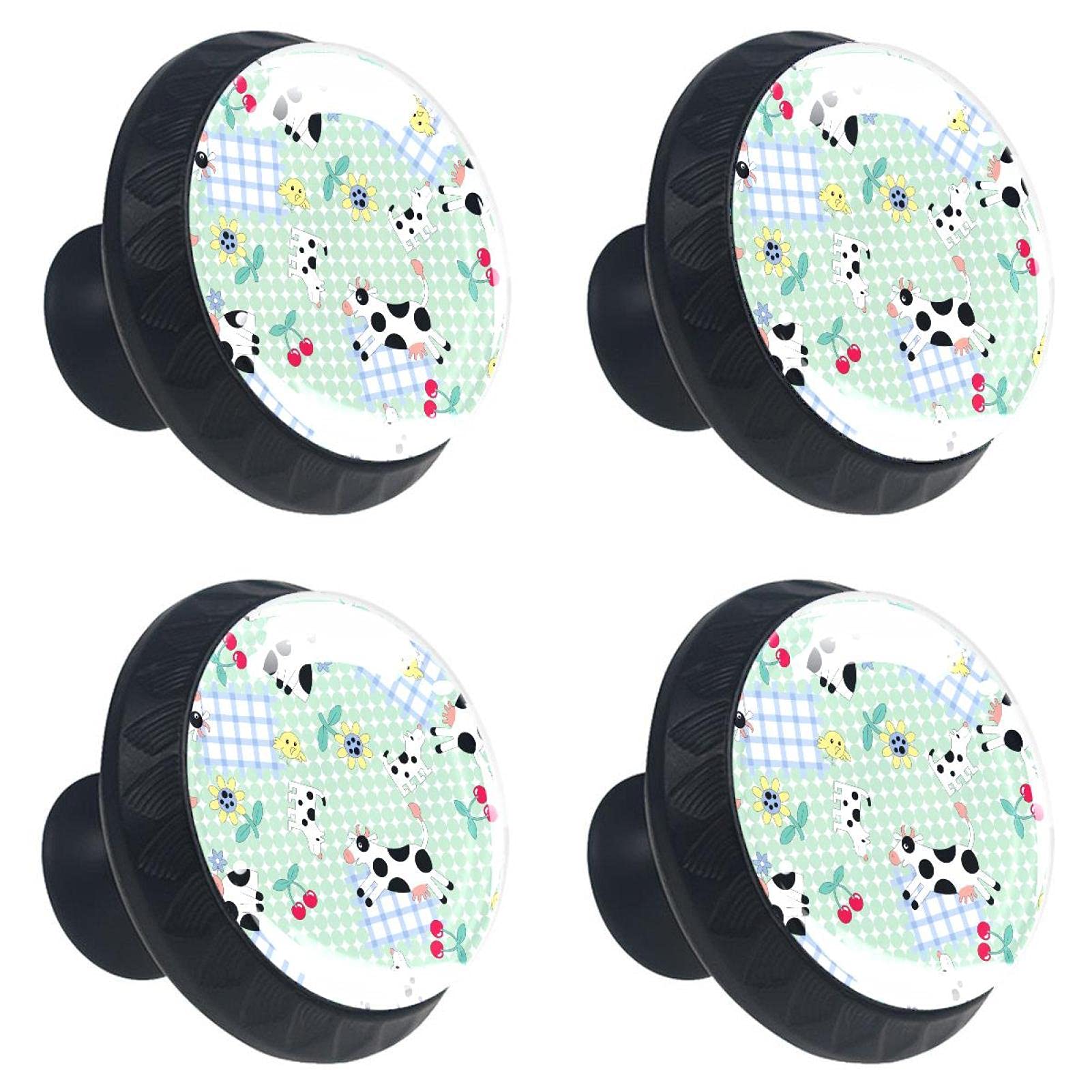 Boutons de tiroir en cristal vache 30mm : remplacez vos poignées usées facilement