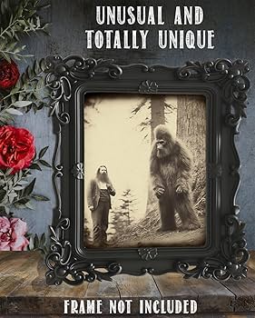 Amazon.com: Hanging With Bigfoot 11x14 Unframed Print