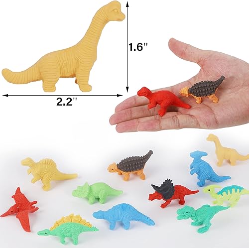 Miniatura 23 de 72 borradores surtidos de lápices de animales para mascotas, mini borradores a granel, regalos para premios de aula, bolsa de regalo, rellenos