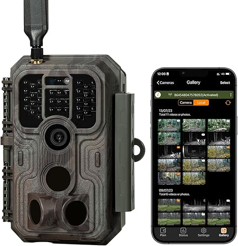 Miniatura 1 de Meidase Cámara celular S950 4G LTE cámara de juego de 32 mp 1296p con visión nocturna clara sin brillo de 100 pies activada por movimiento