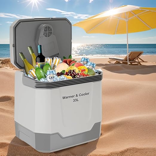Igloo 12v Cooler ZenStyle 12V Electric Car Fridge: Iceless Cooler