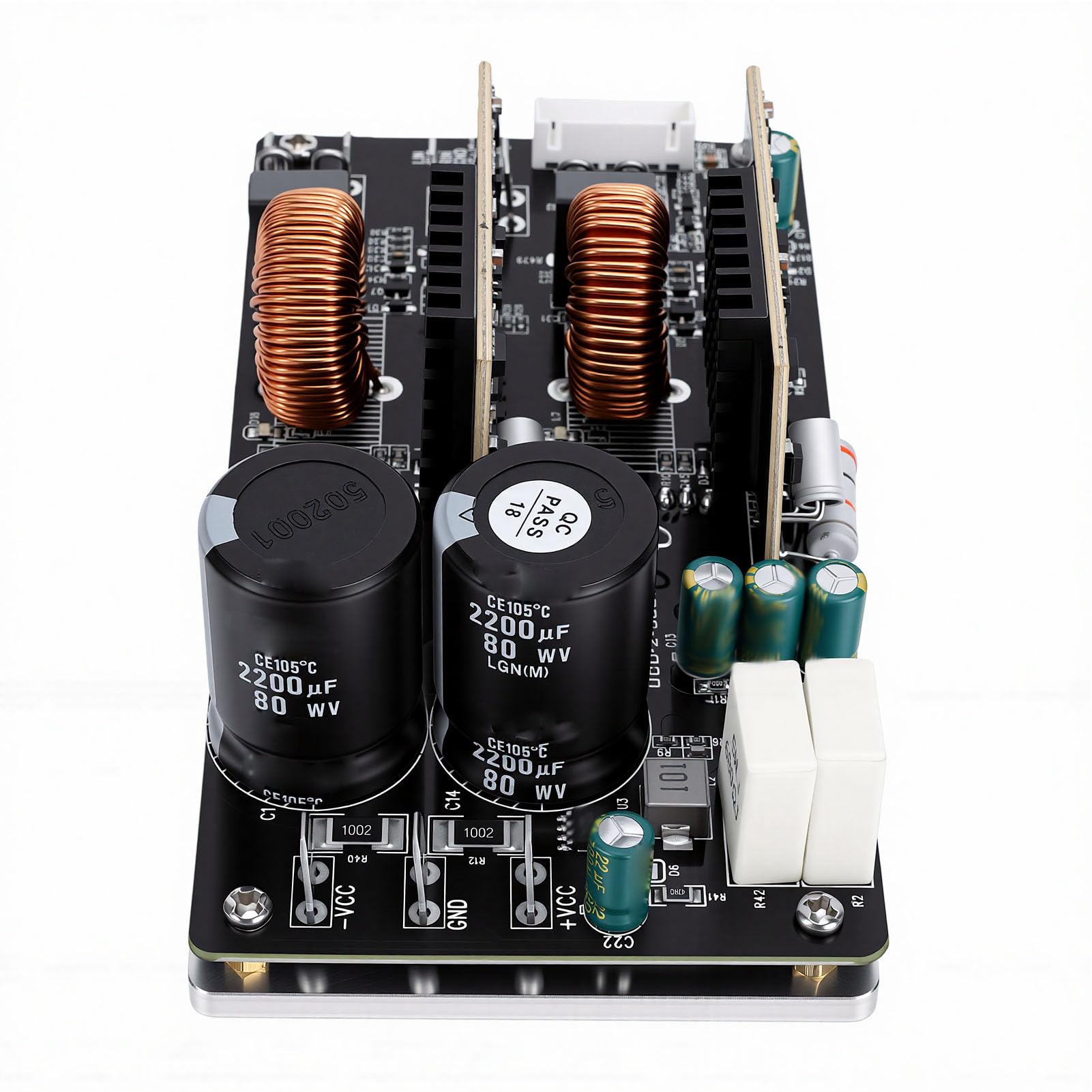 Scheda Amplificatore a Doppio Canale, Potente Modulo Amplificatore di Potenza di Classe D, Uscita da 800 W per Sistemi Audio Domestici e Automobilistici, Materiale PCB