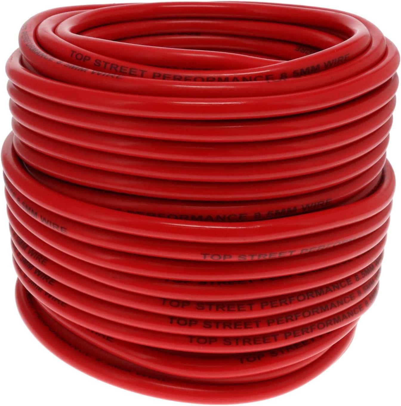 Top Street Performance Universal 8.5mm x 100 ft. Red Spark Plug Wire Roll