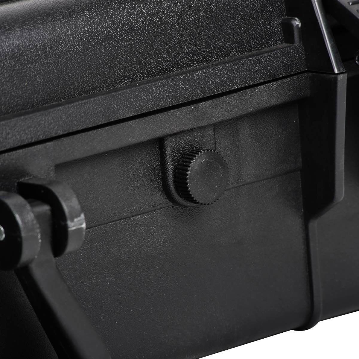 MEIJIA All Weather Waterproof Hard Camera Case,Hard Case with Customizable Fit Foam,Fit Use of Drones,Camera,Equipments,Pistols,Elegant Black (Black, 28.84"x16.92"X7.08") - Image 5