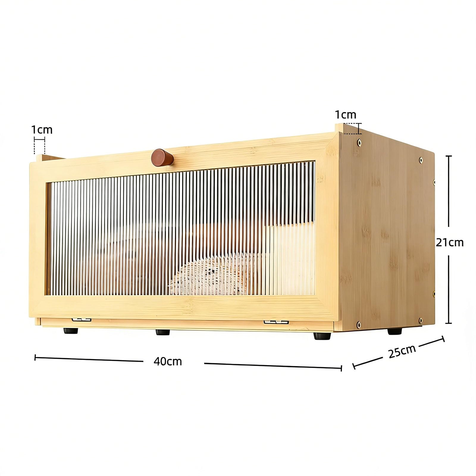 Administrador de Pan Compacto con Orificios de circulación y Estructura para Caja de Almacenamiento de Tienda de conservación de Productos de panadería
