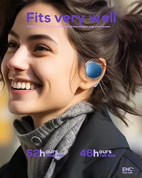Wireless Earhook Headphones Bluetooth 5.3 Open Buds Wireless Earbuds