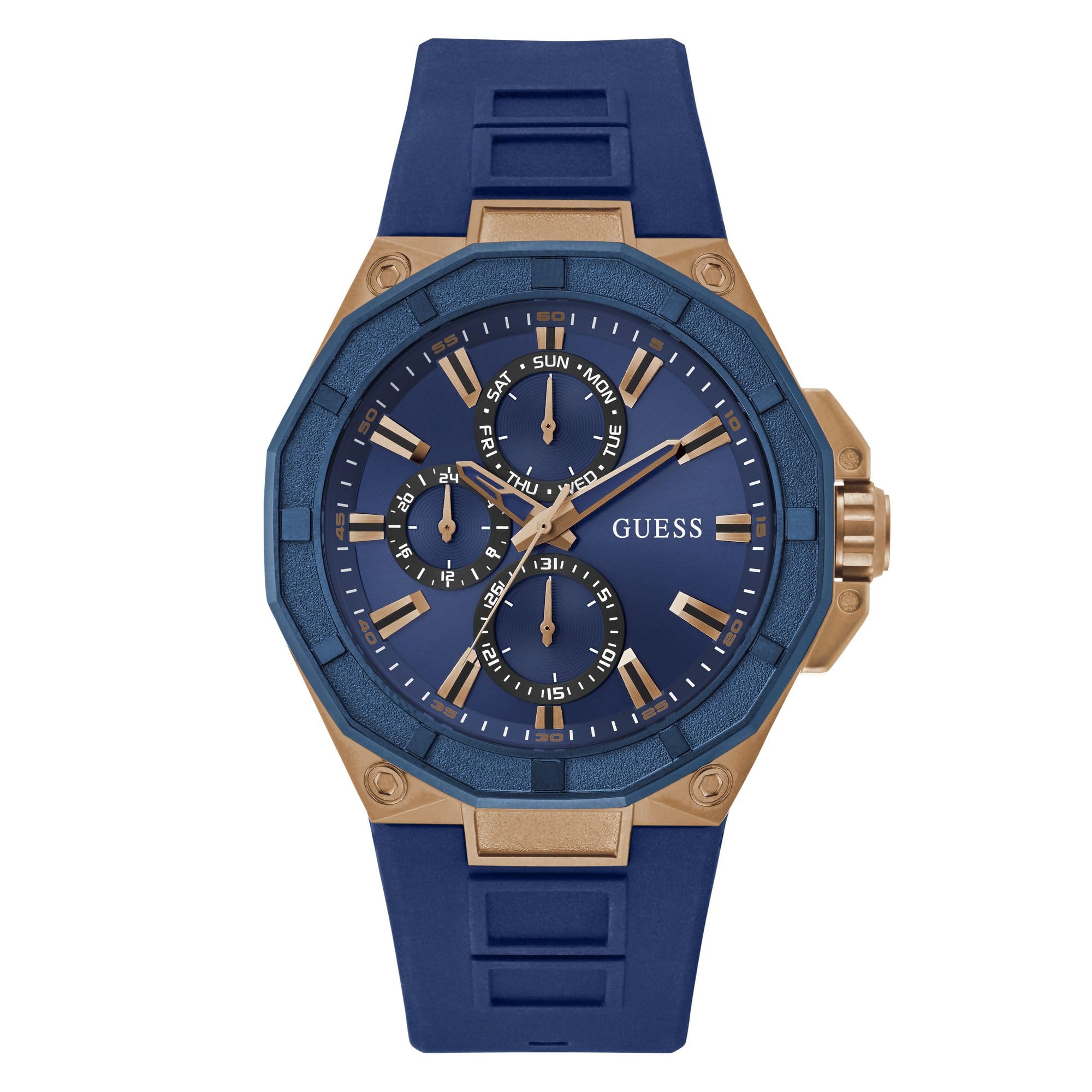 guess R2 Analog Watch for Men with Round Dial & Water Resistant Man's Wrist Watches-picture-11